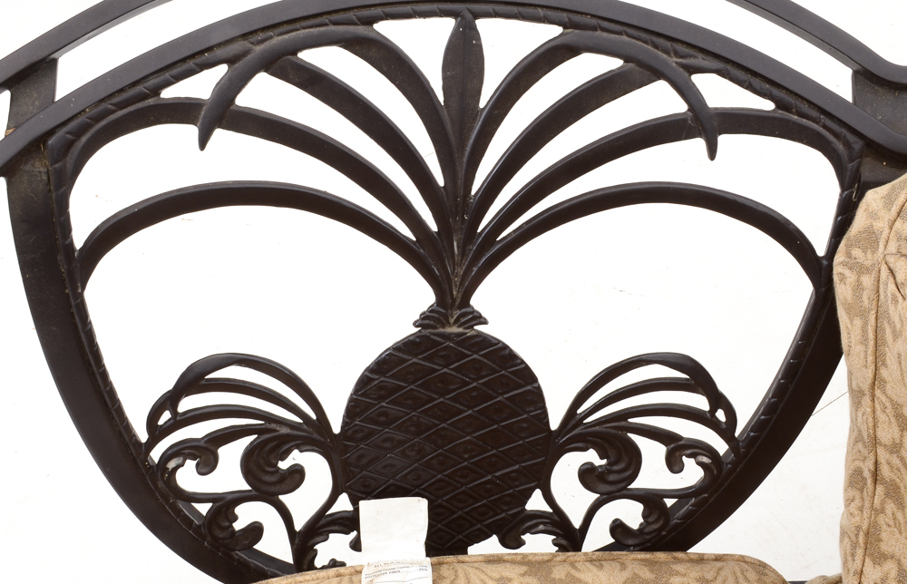 Wrought Iron Patio Sofa