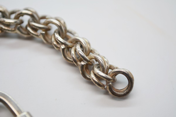 Sterling Silver Key Chain and Tie Tack