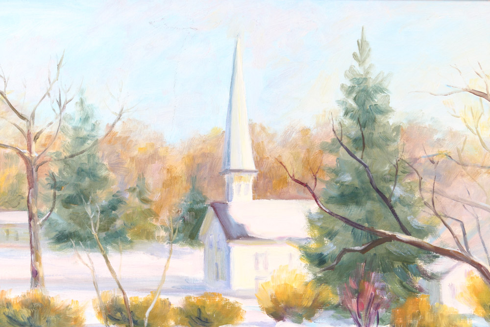 Audrey Swanson Marlow Oil Painting on Board