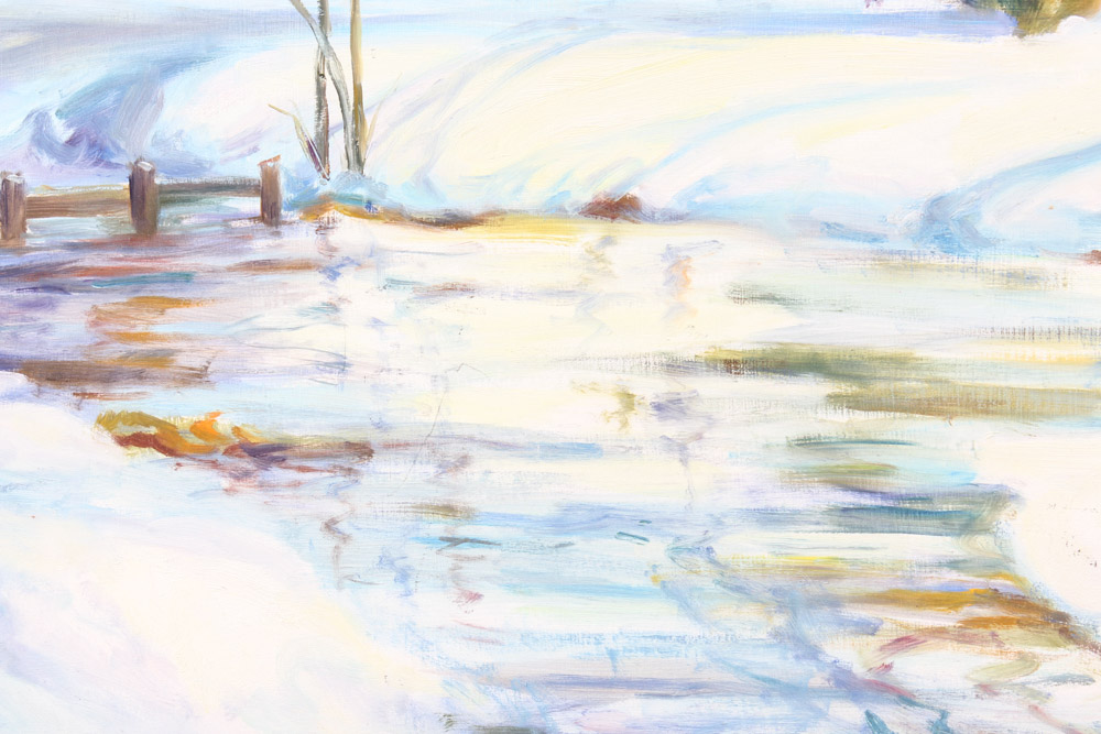 Audrey Swanson Marlow Oil Painting on Board