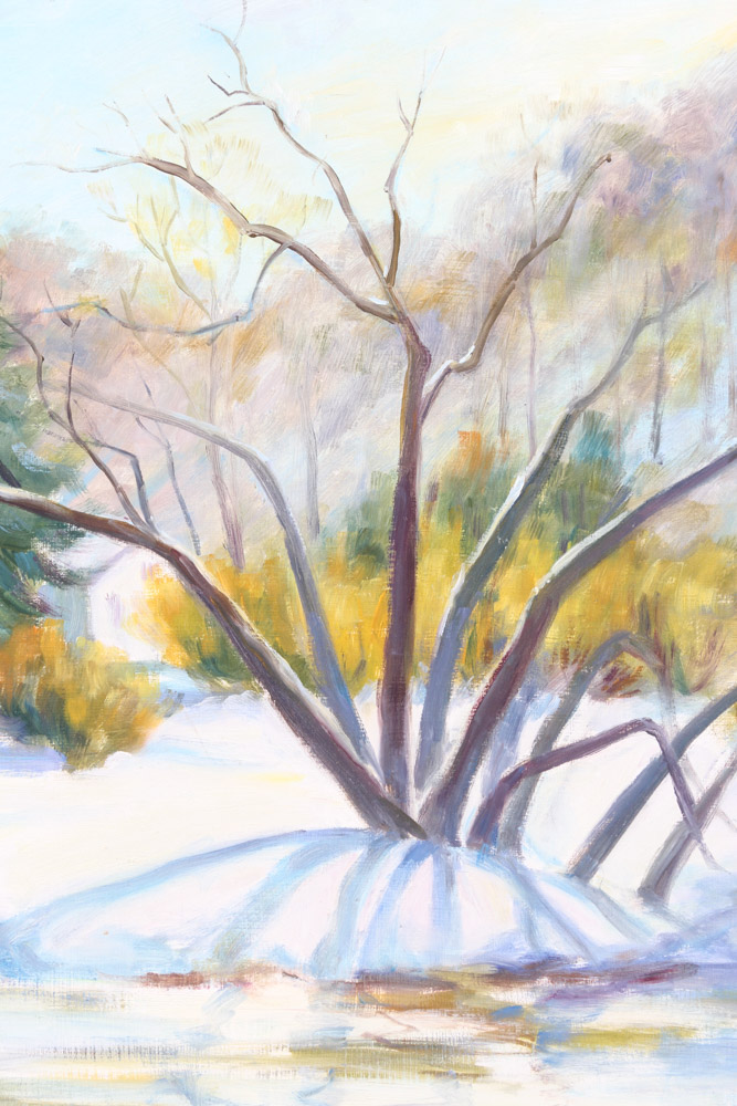 Audrey Swanson Marlow Oil Painting on Board