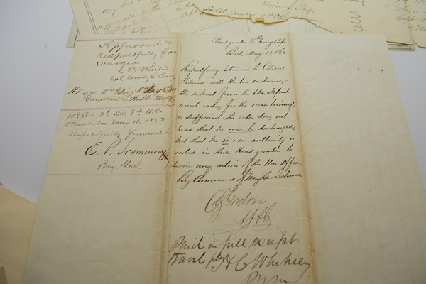 Authentic Civil War Muster Rolls and Correspondence