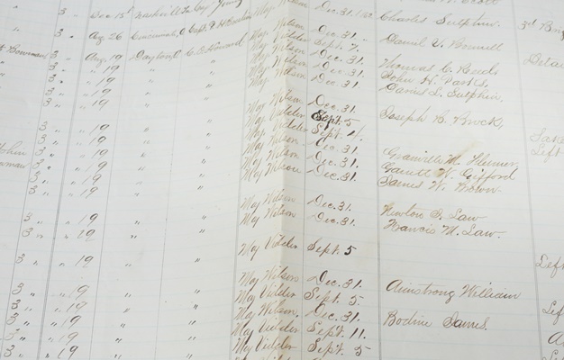 Authentic Civil War Muster Rolls and Correspondence