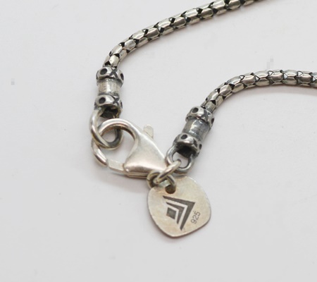 Sterling Silver Smoky Quartz and Citrine Necklace