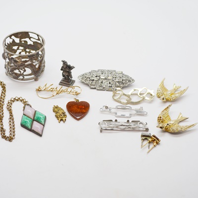 Vintage Jewelry Collection and Other Items