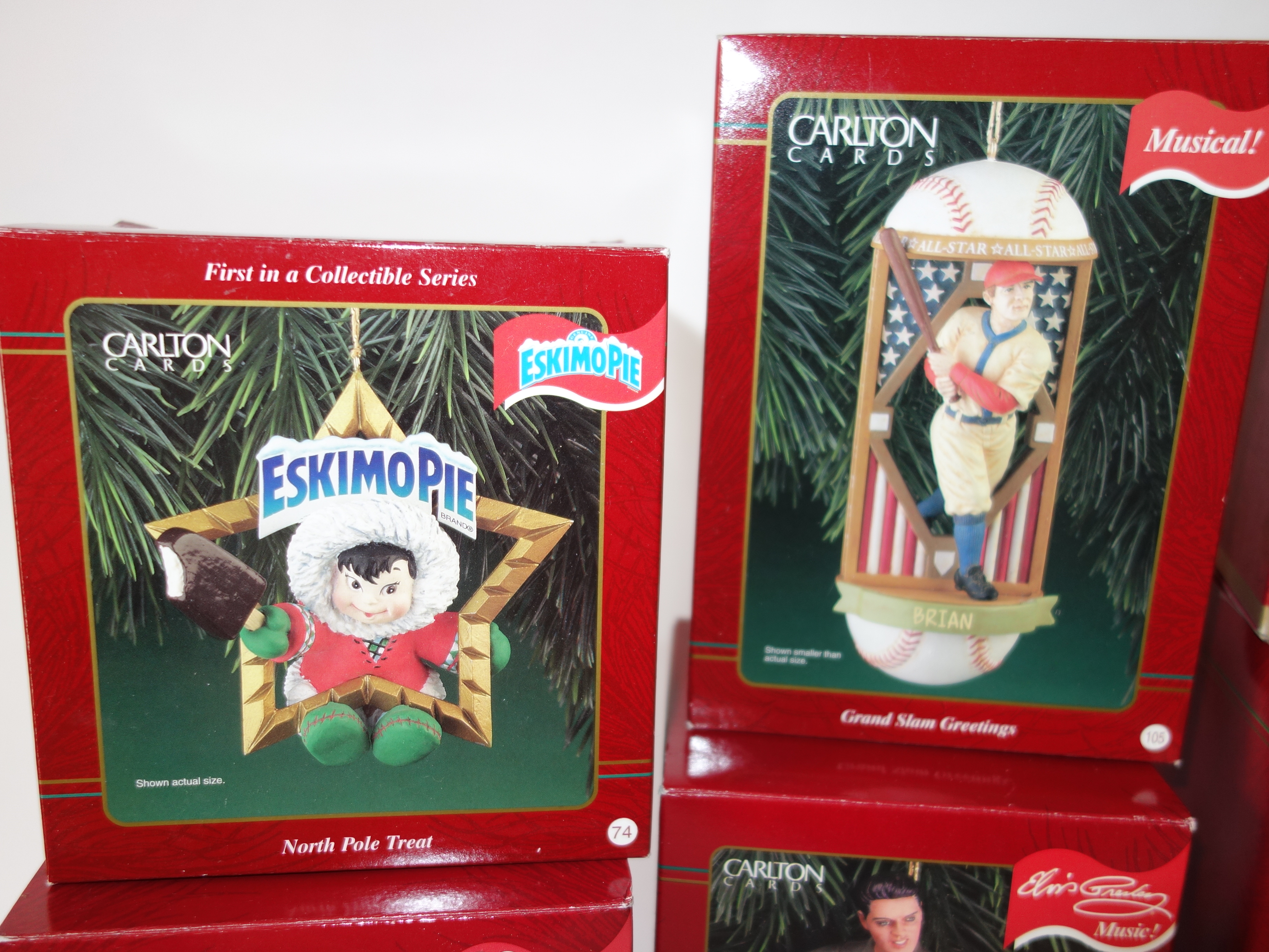 Vintage Carlton Cards Christmas Ornaments