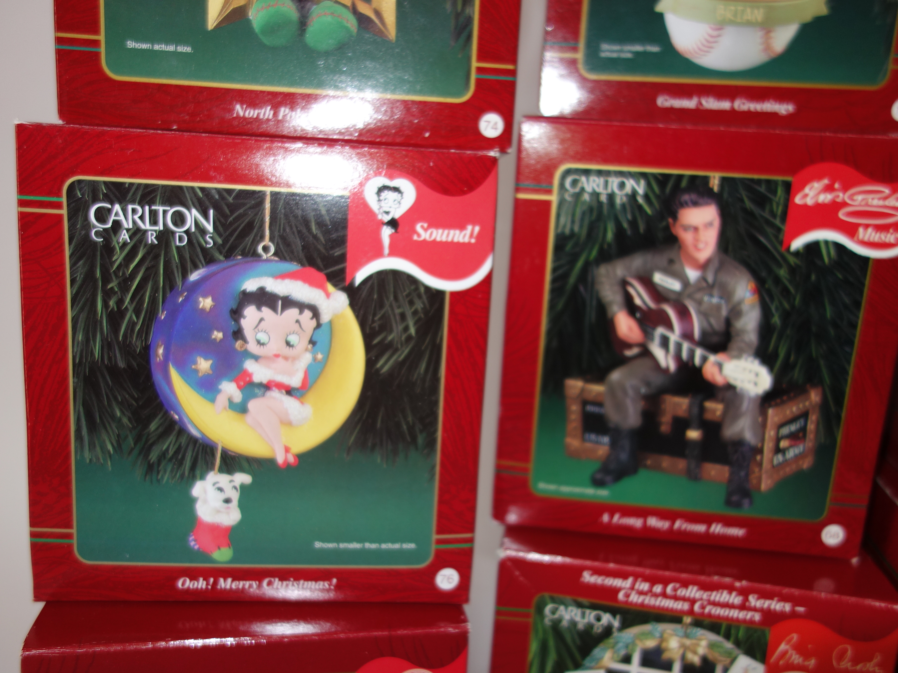 Vintage Carlton Cards Christmas Ornaments