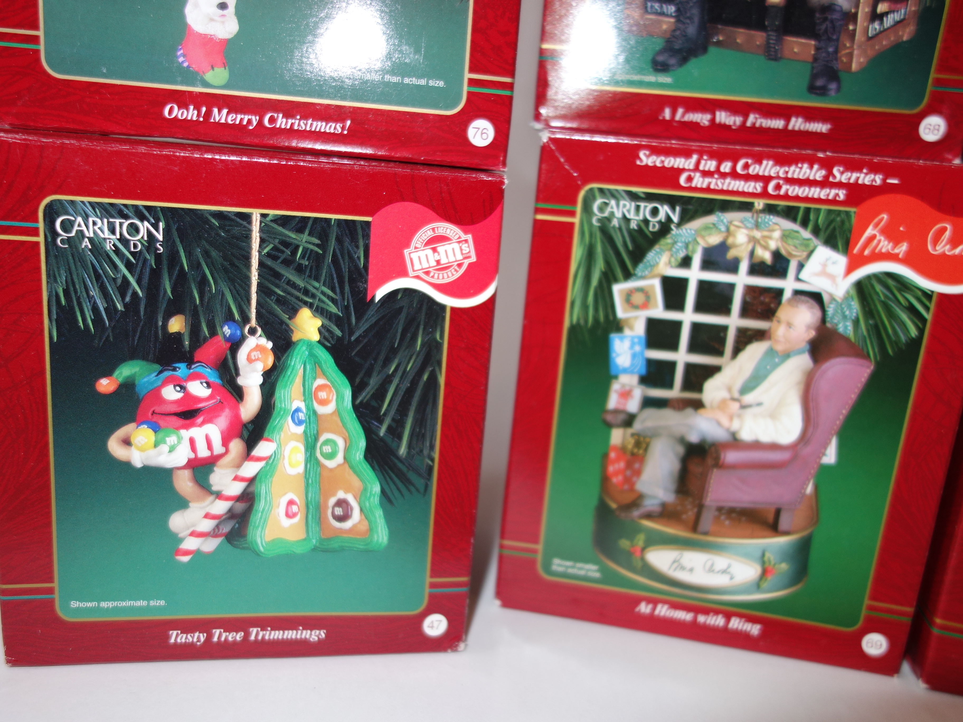 Vintage Carlton Cards Christmas Ornaments