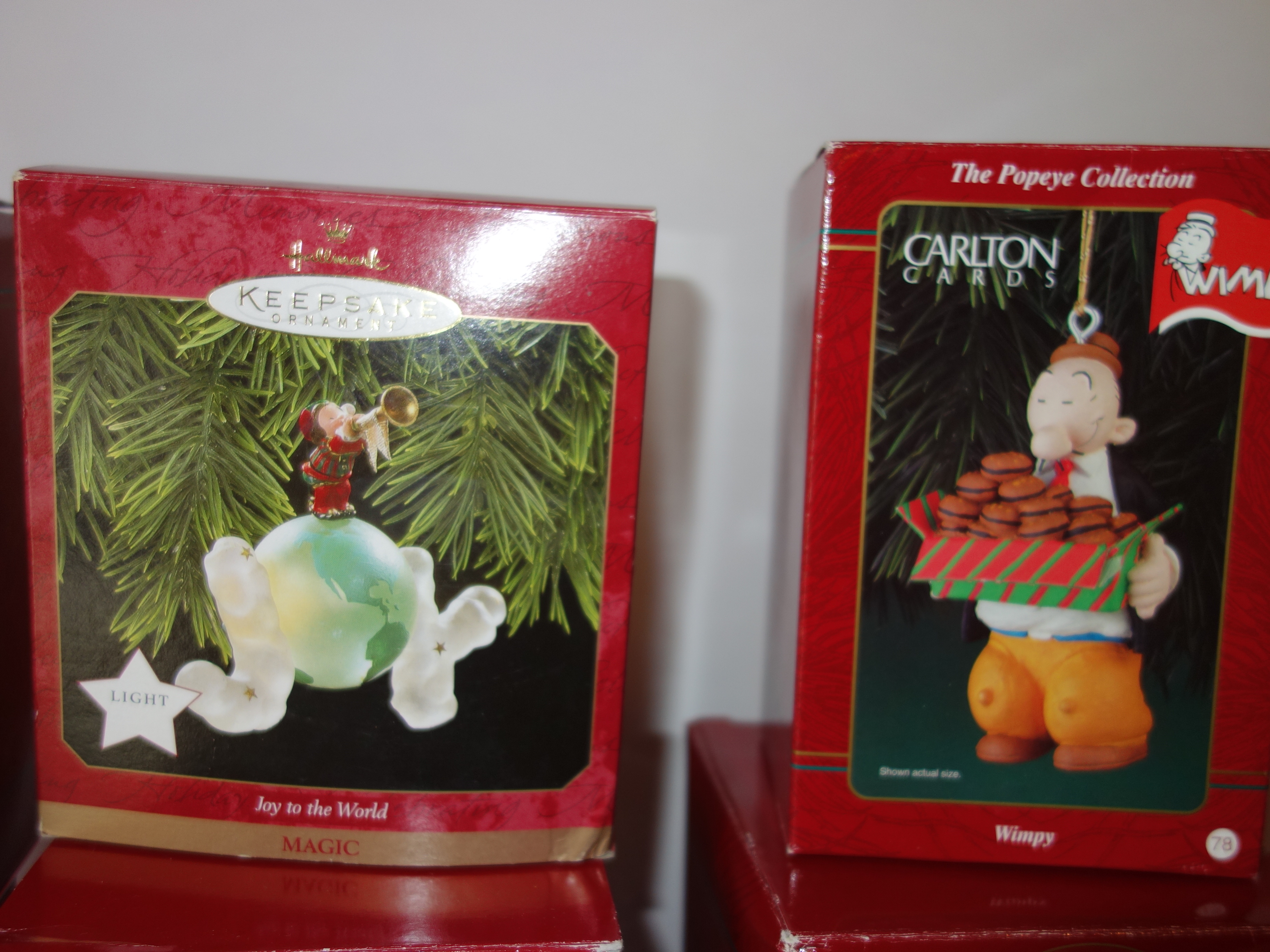 Vintage Carlton Cards Christmas Ornaments