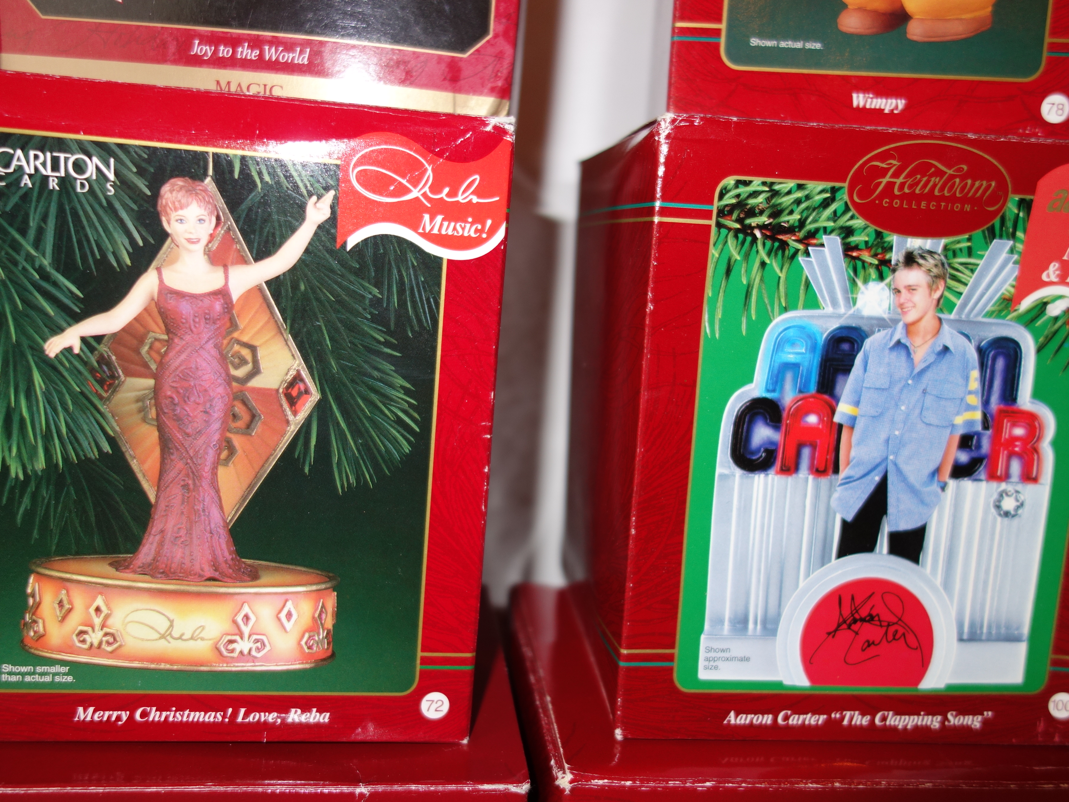 Vintage Carlton Cards Christmas Ornaments