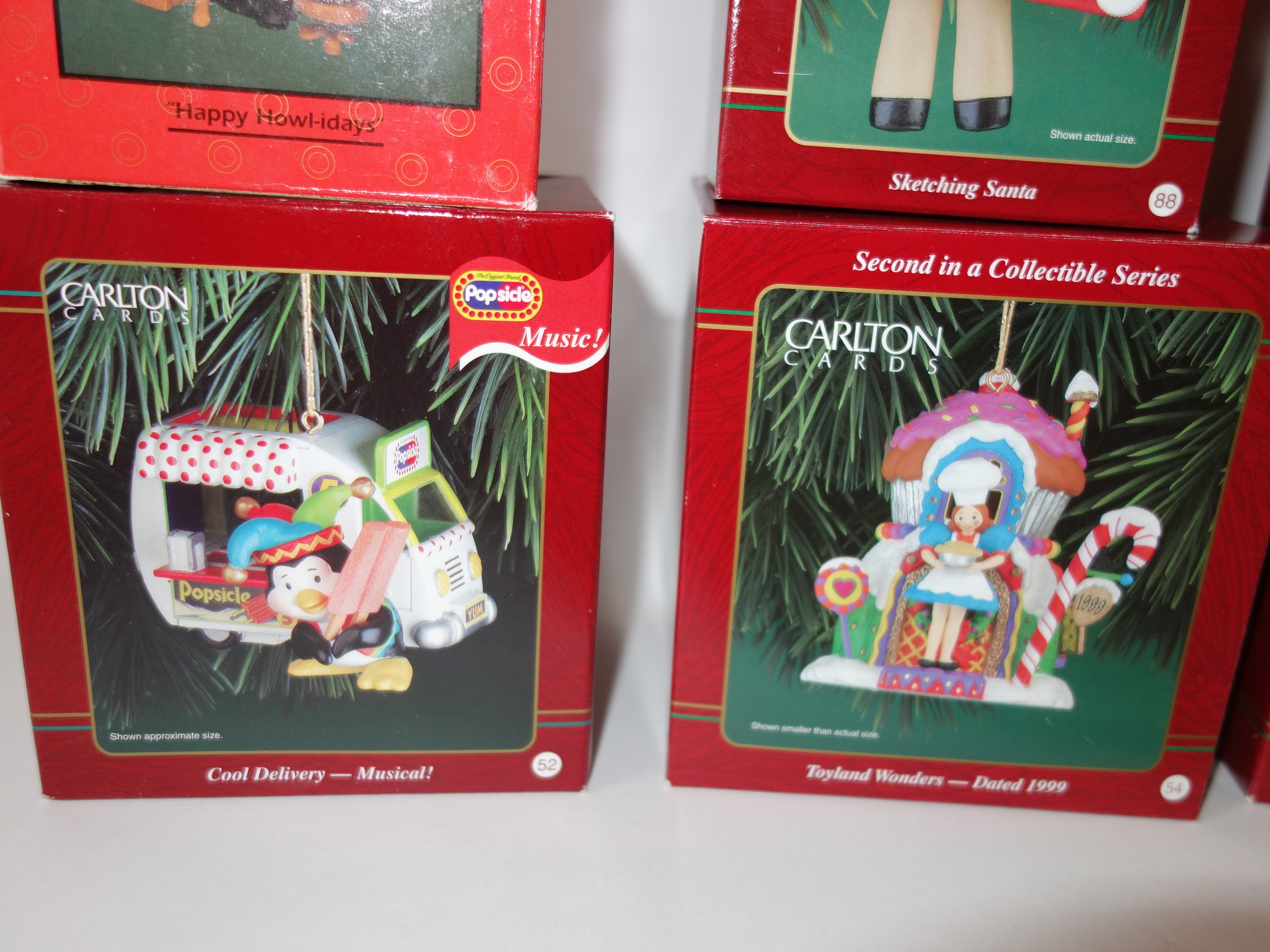 Vintage Carlton Cards Christmas Ornaments