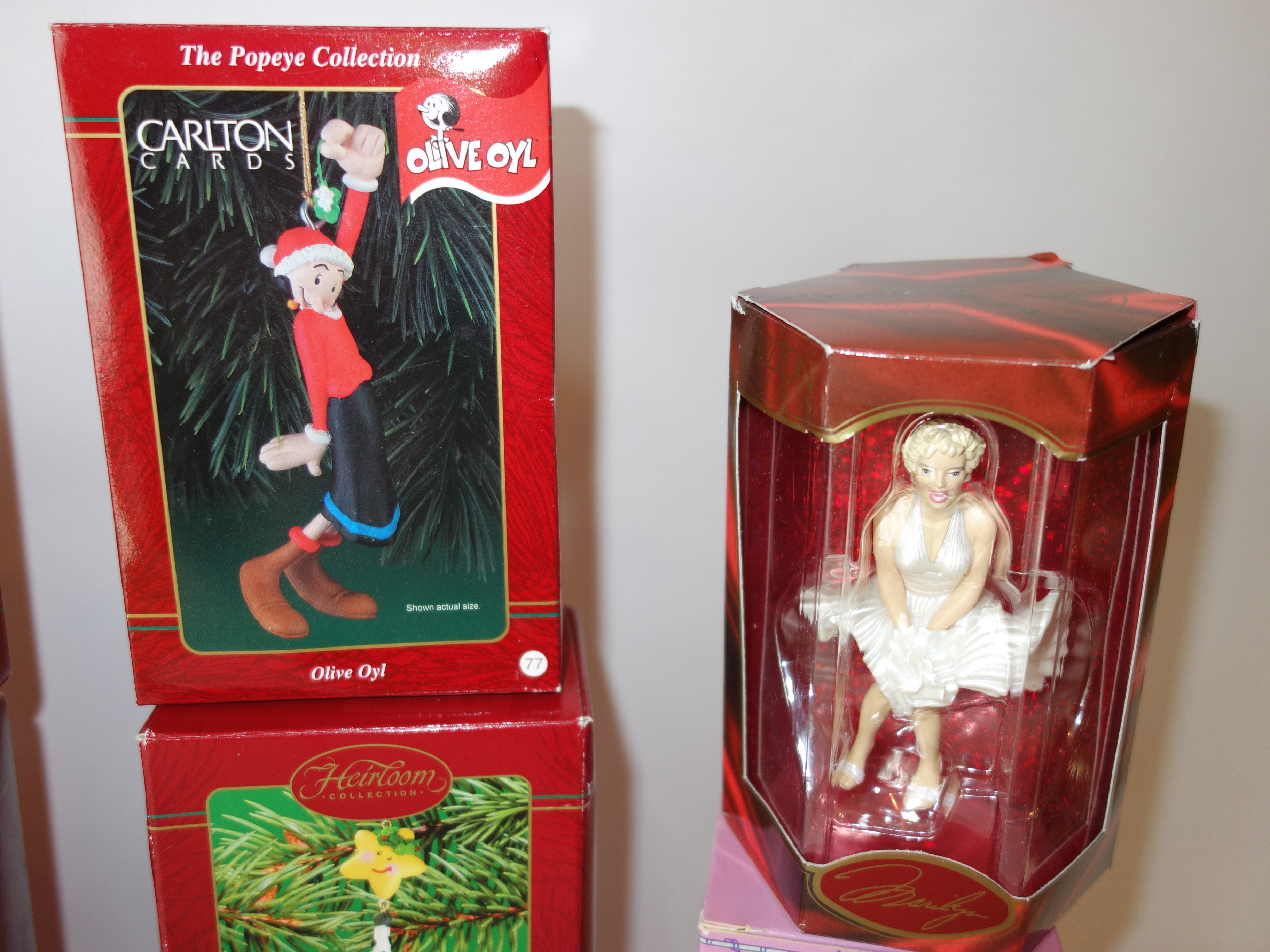 Vintage Carlton Cards Christmas Ornaments