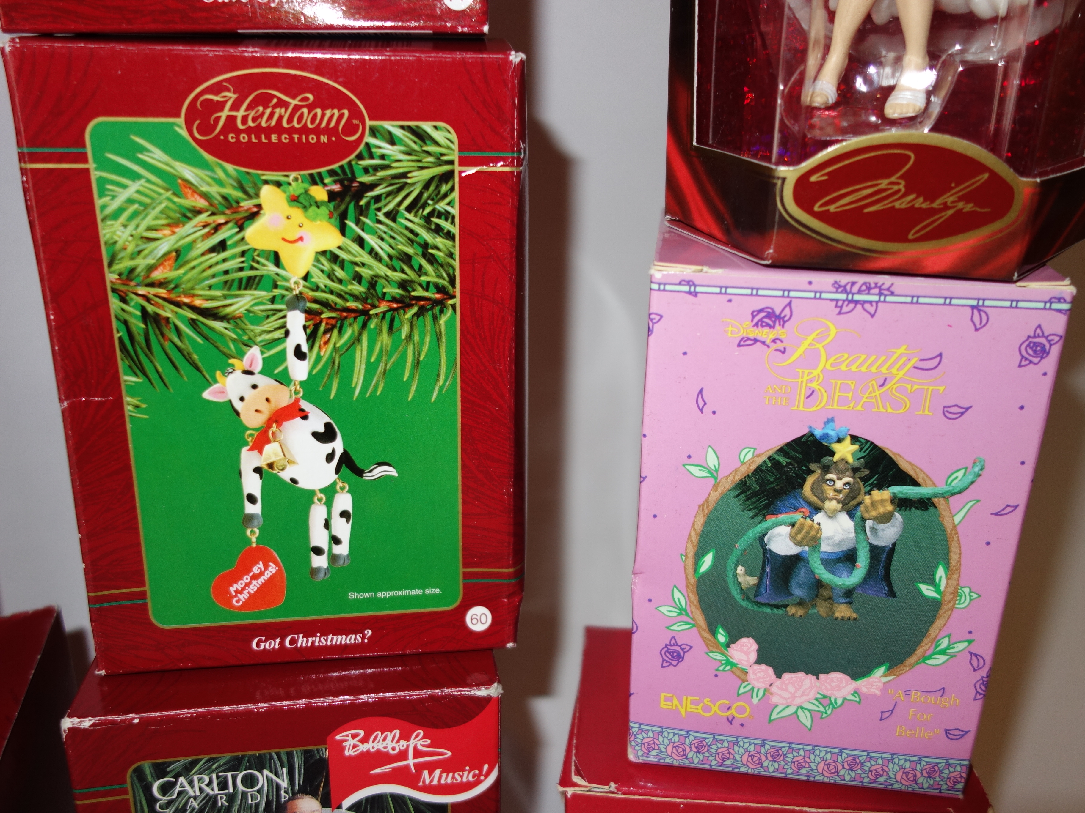 Vintage Carlton Cards Christmas Ornaments