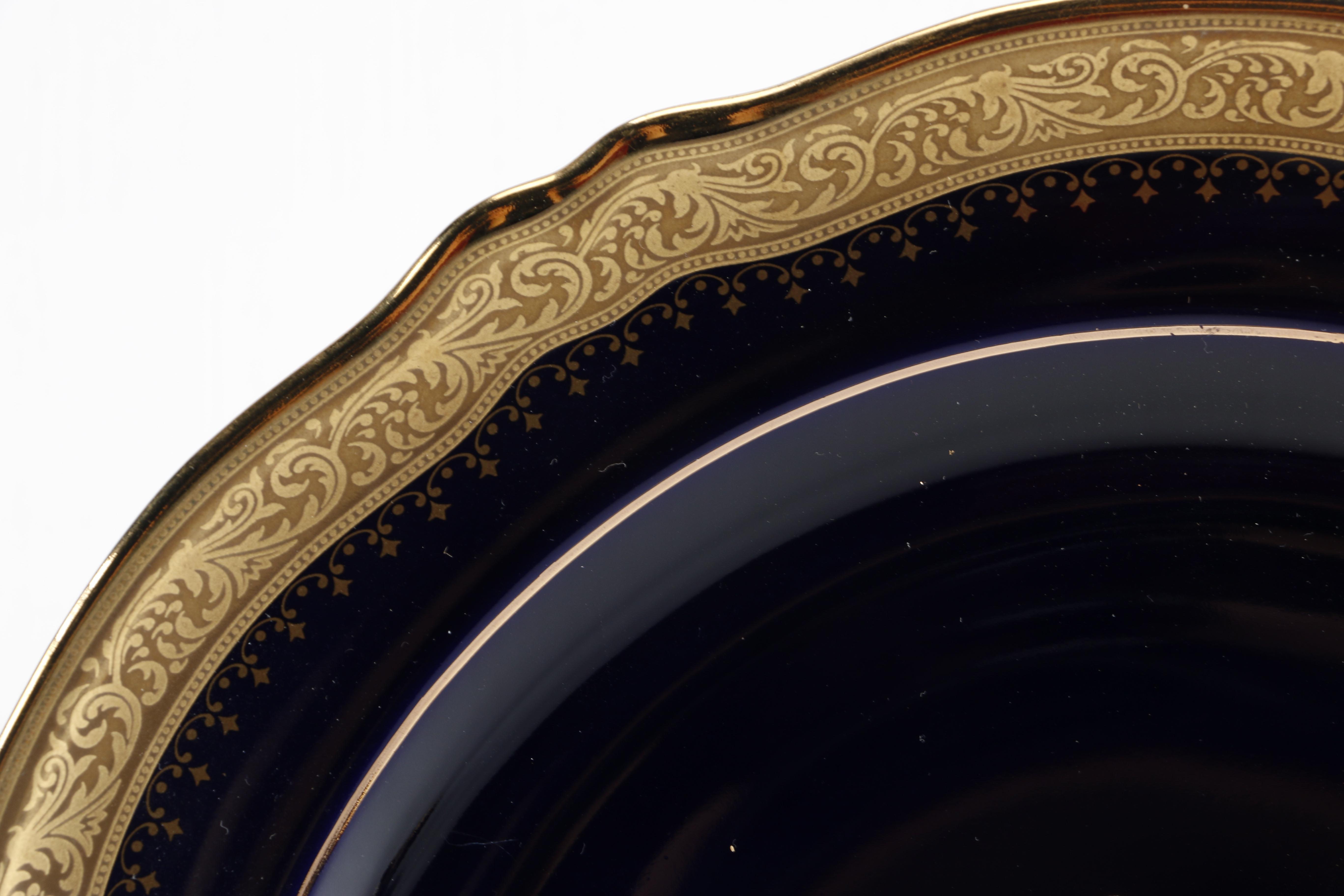 Limoges Castel Plate, Container, and Vases