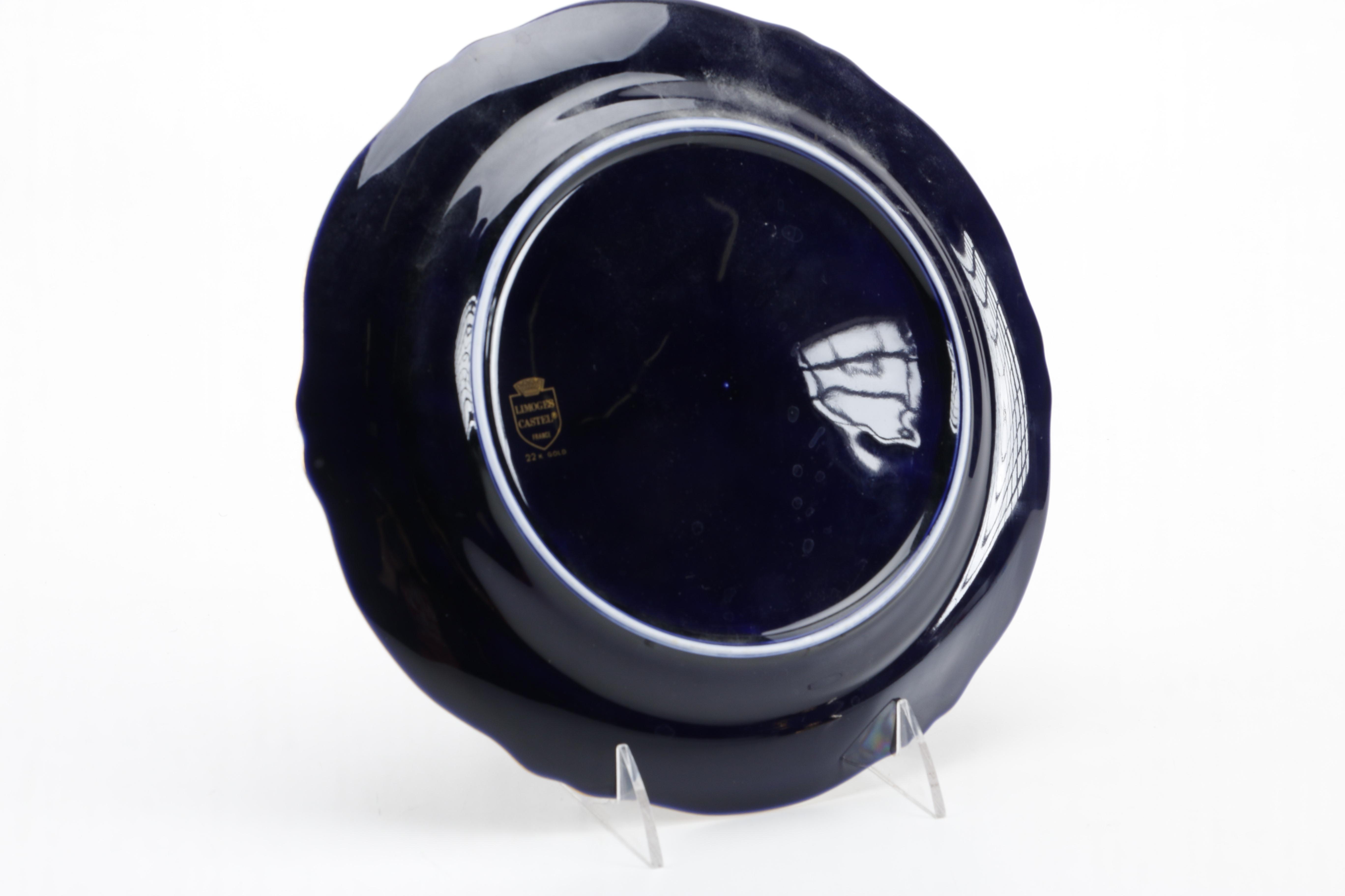 Limoges Castel Plate, Container, and Vases