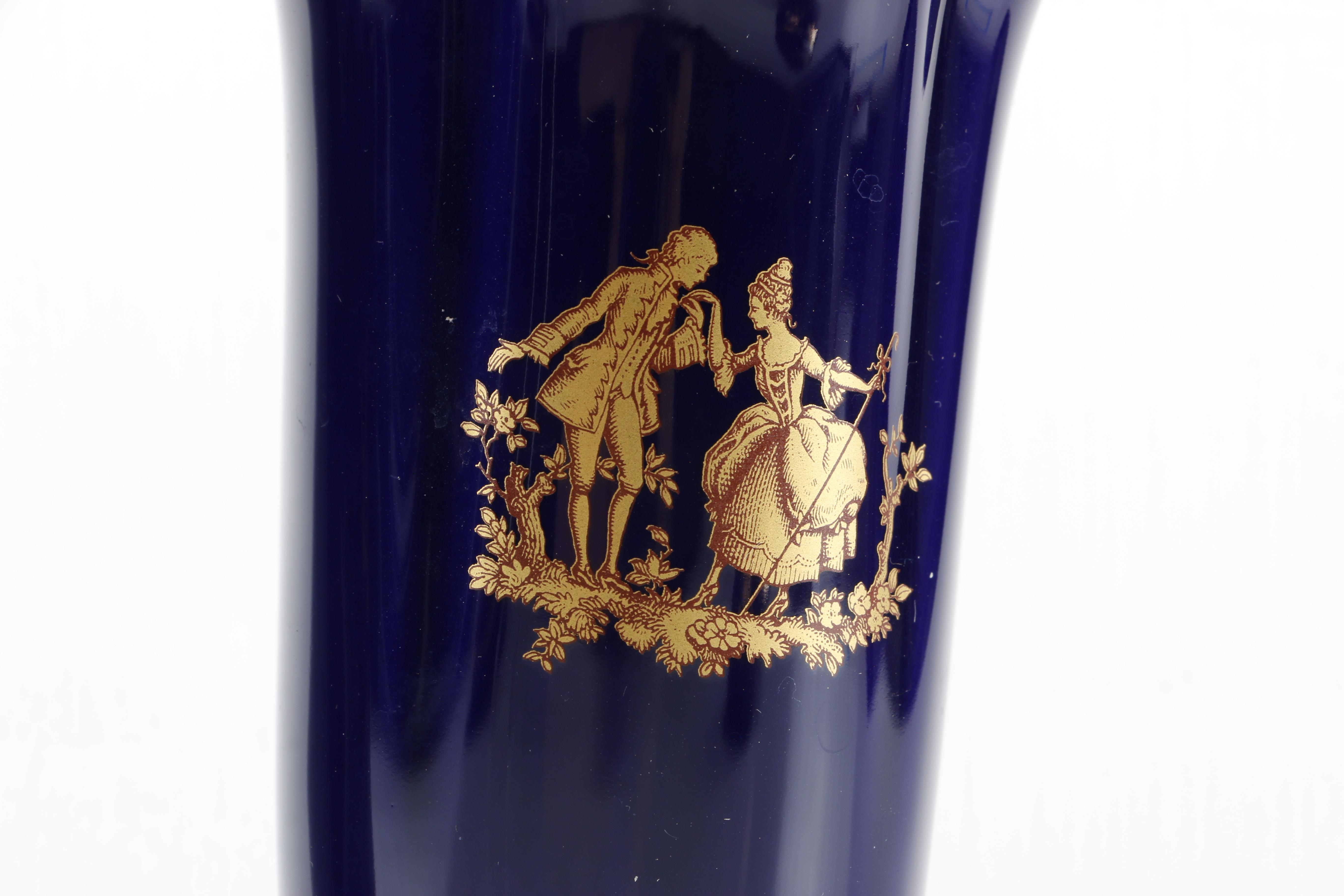 Limoges Castel Plate, Container, and Vases