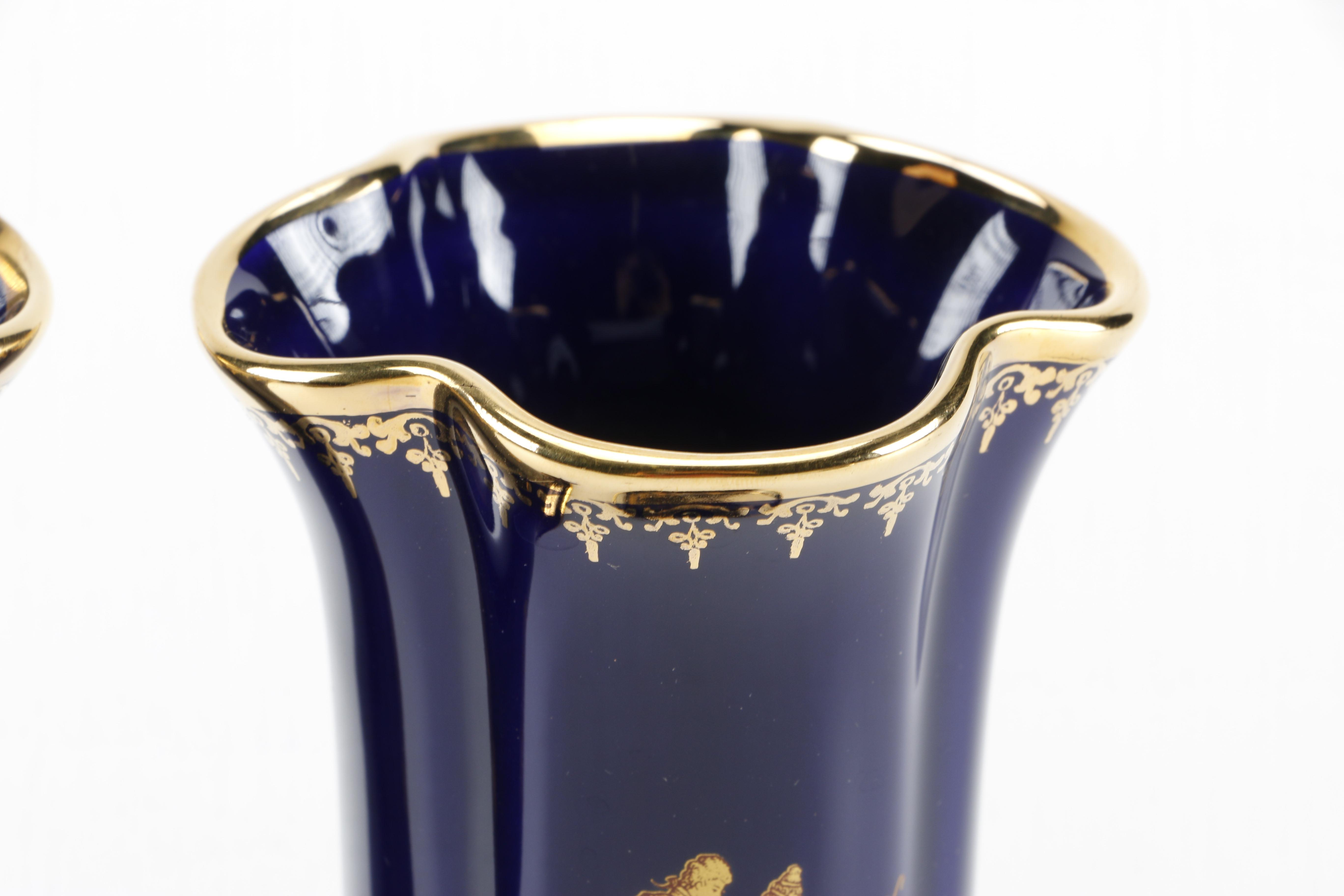 Limoges Castel Plate, Container, and Vases