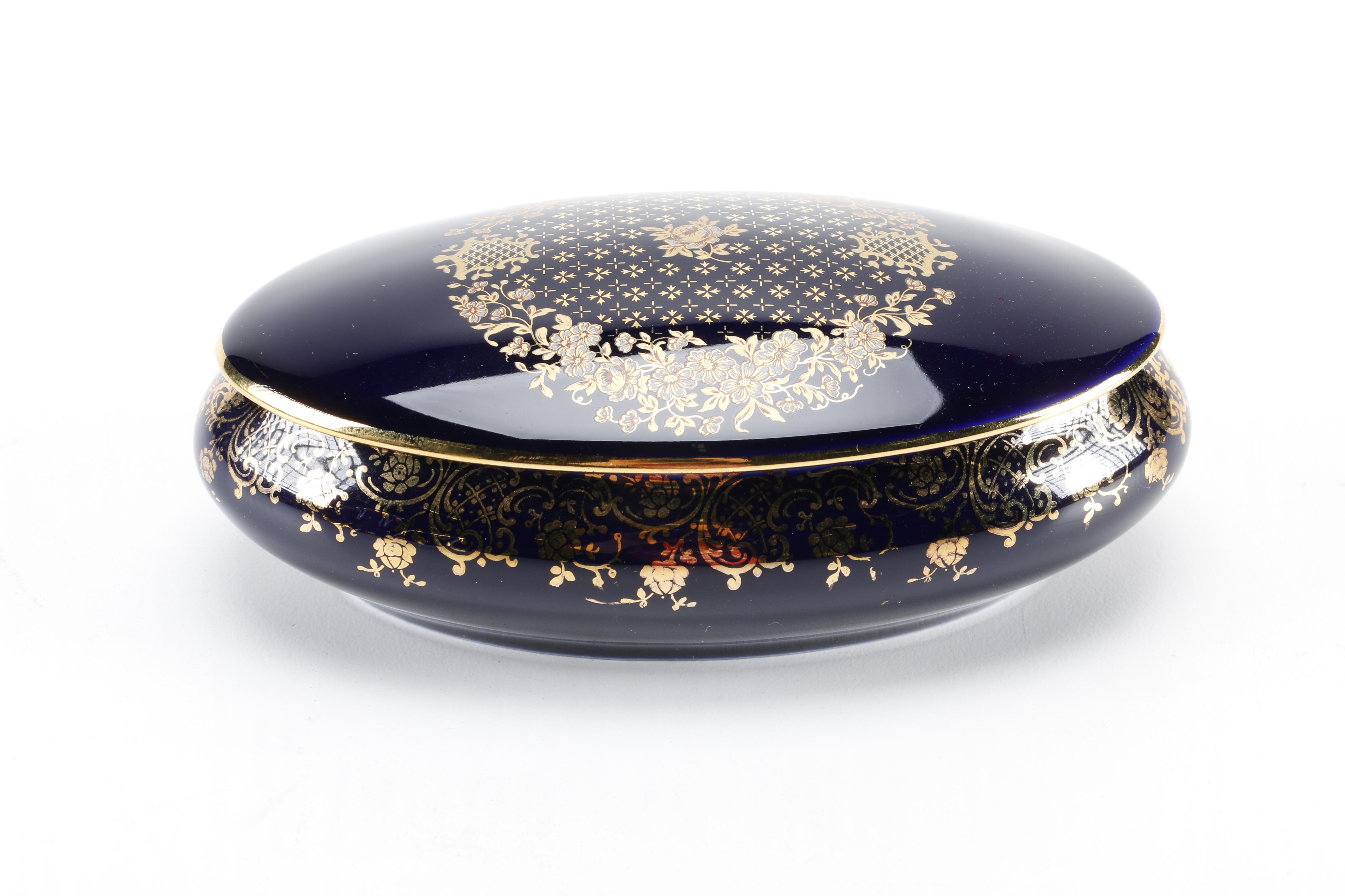 Limoges Castel Plate, Container, and Vases