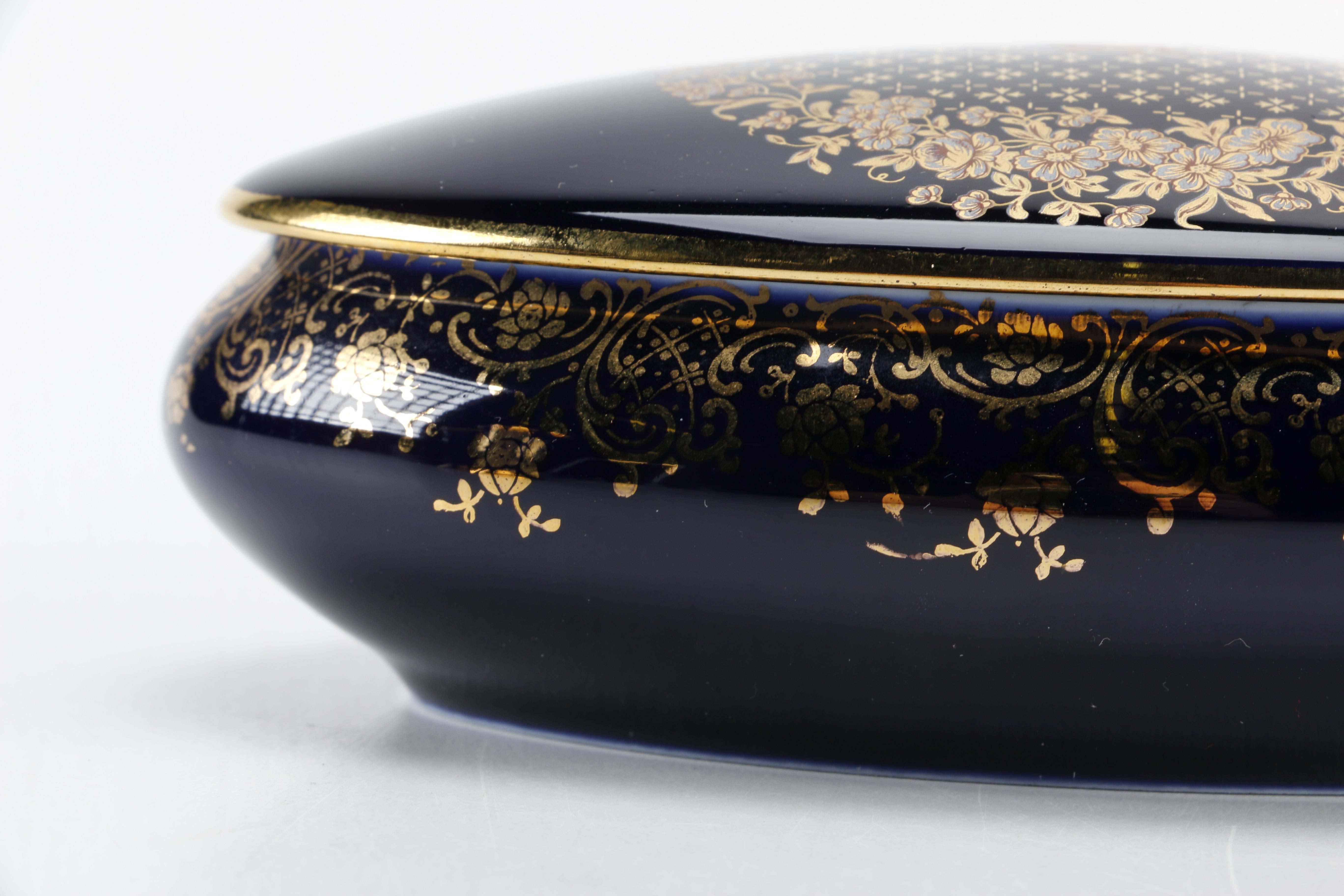 Limoges Castel Plate, Container, and Vases