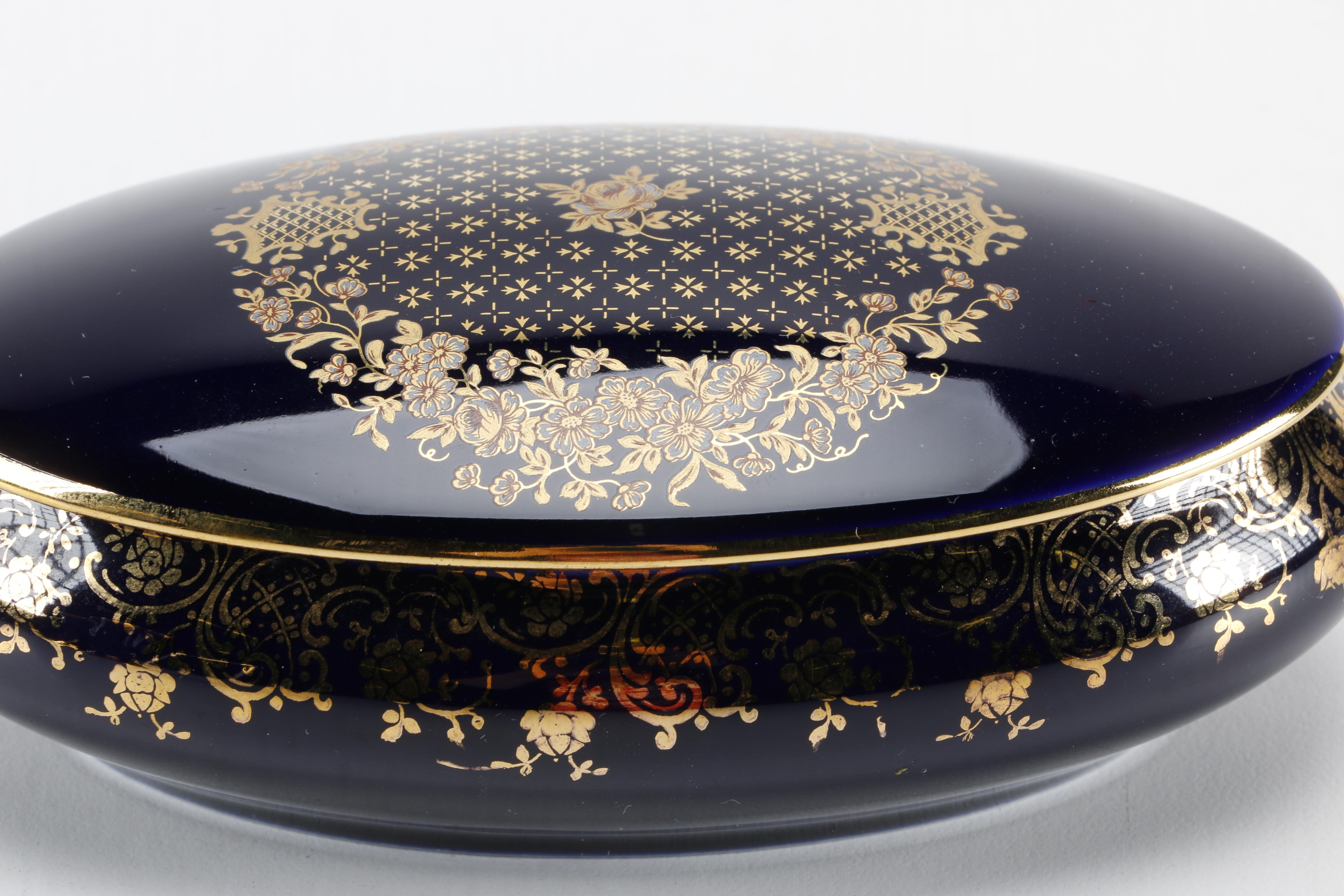 Limoges Castel Plate, Container, and Vases