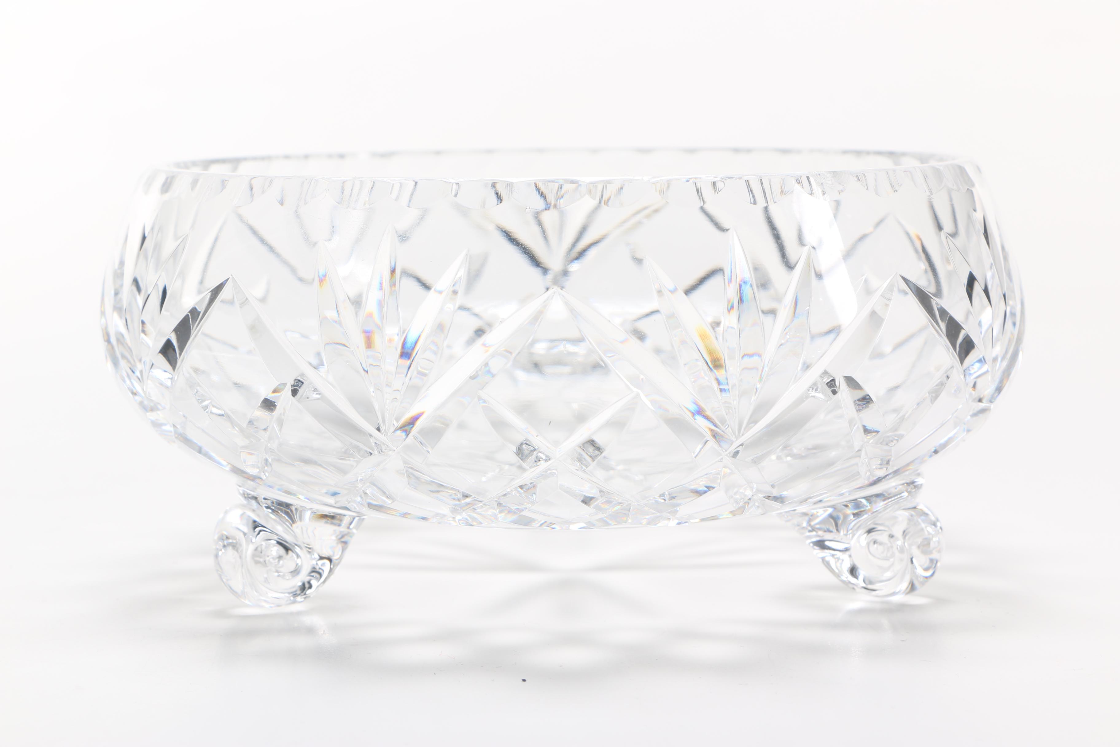 Collection of Cut Crystal Bowls
