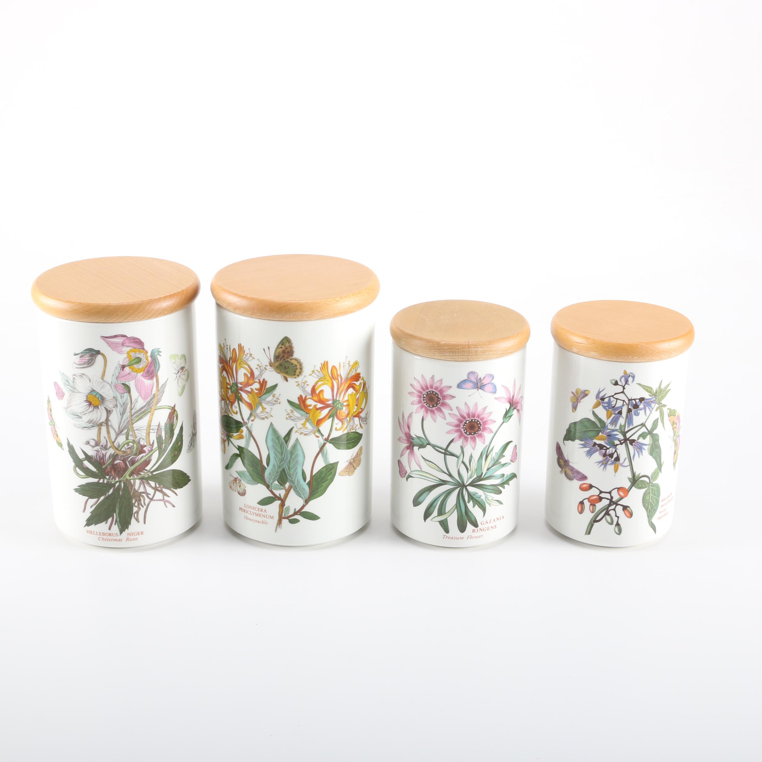 Portmeirion Botanical Garden Canisters and Table Runner
