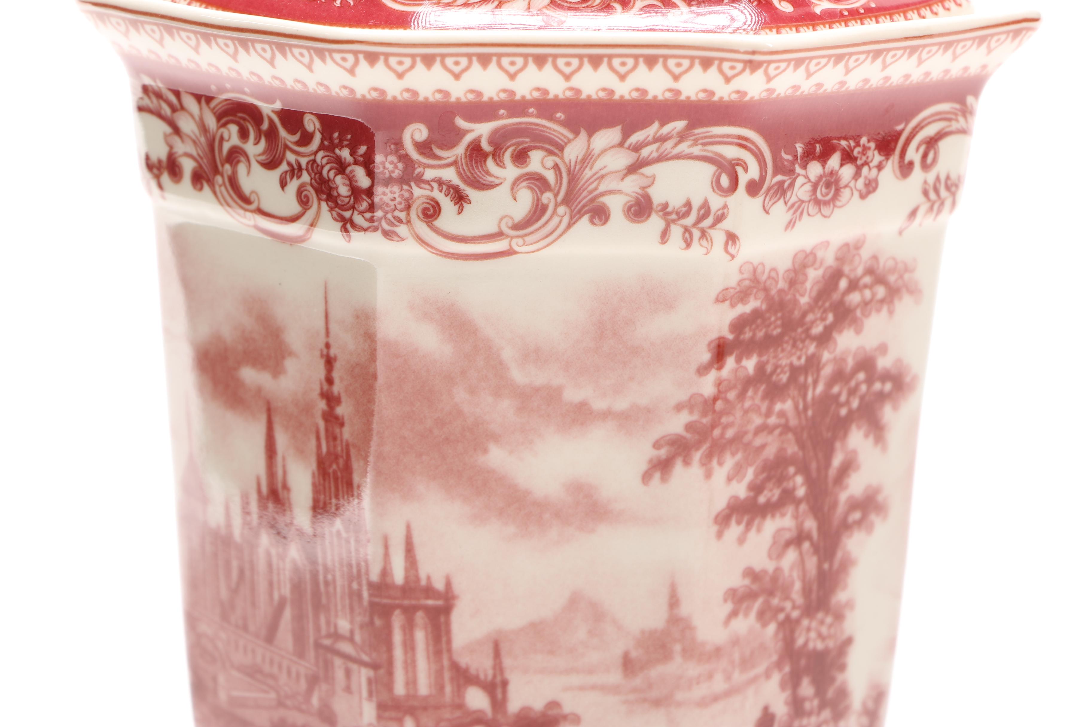 White and Brown Ceramic Vases