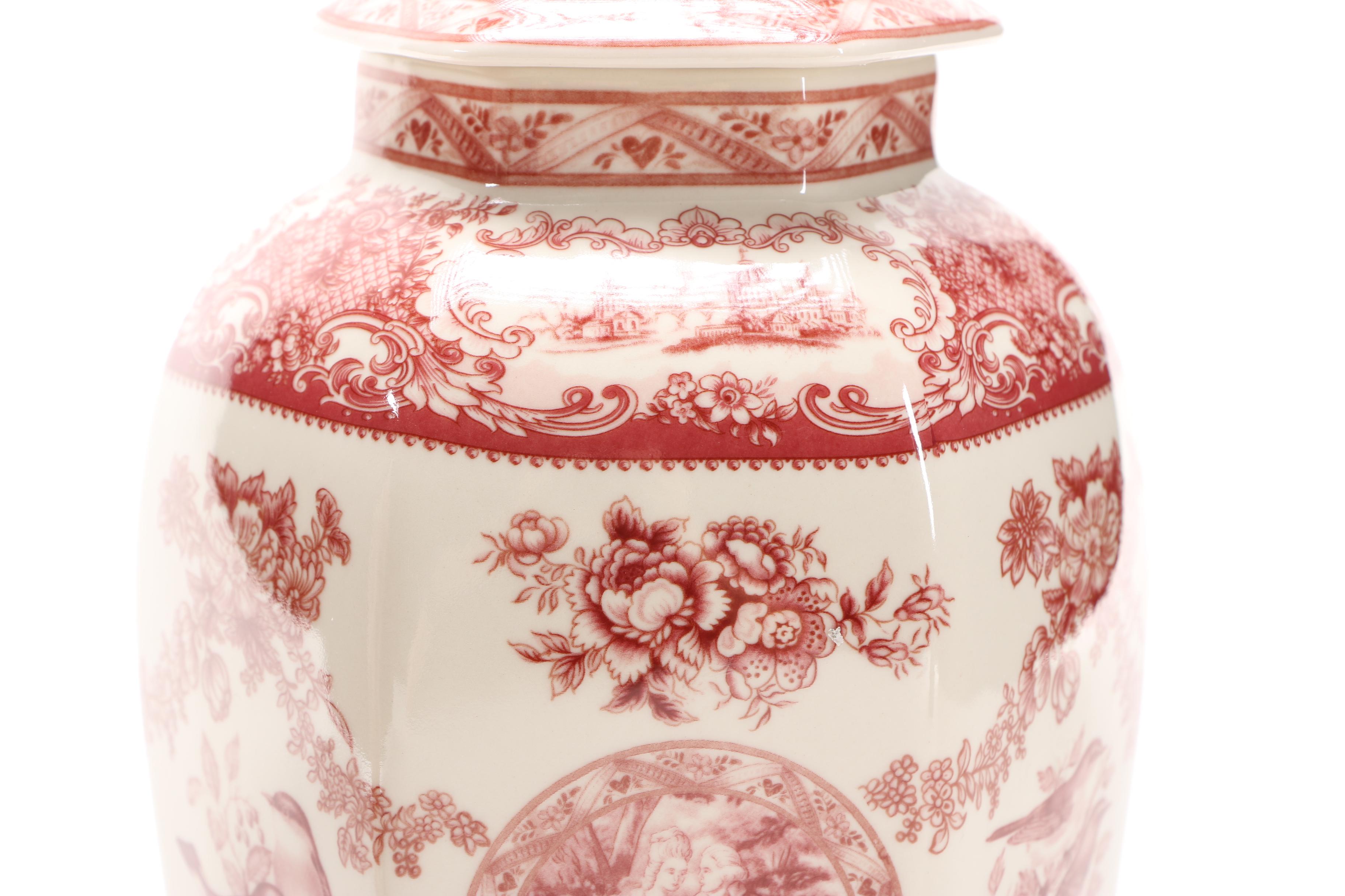 White and Brown Ceramic Vases