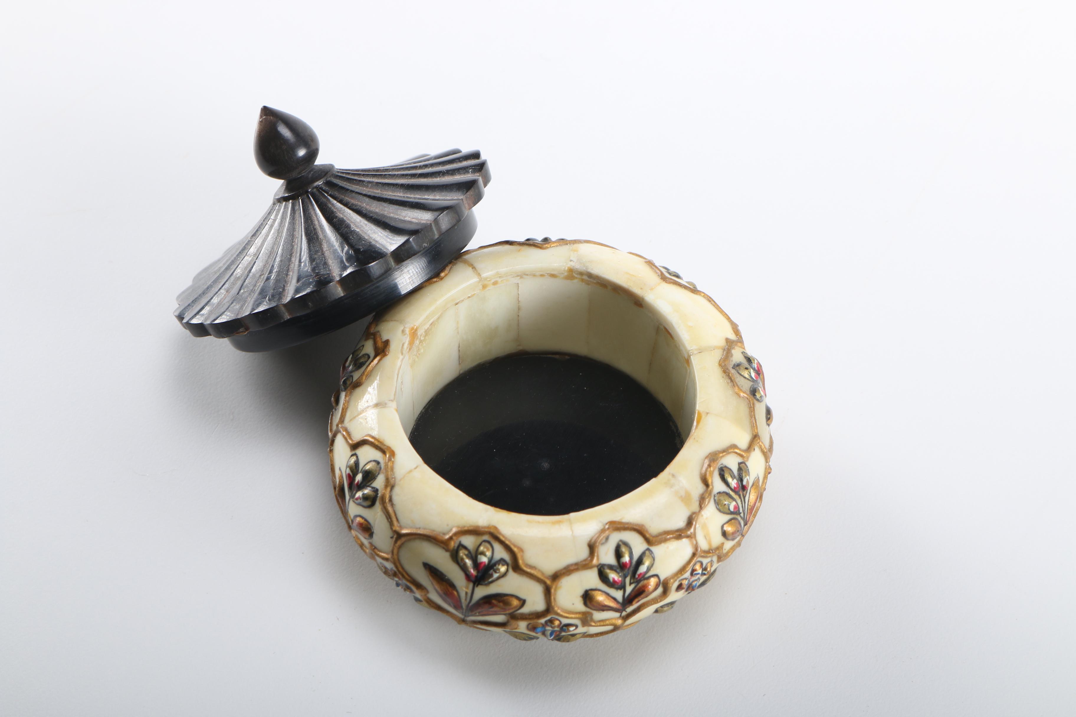 Enameled Vases and Home Decor