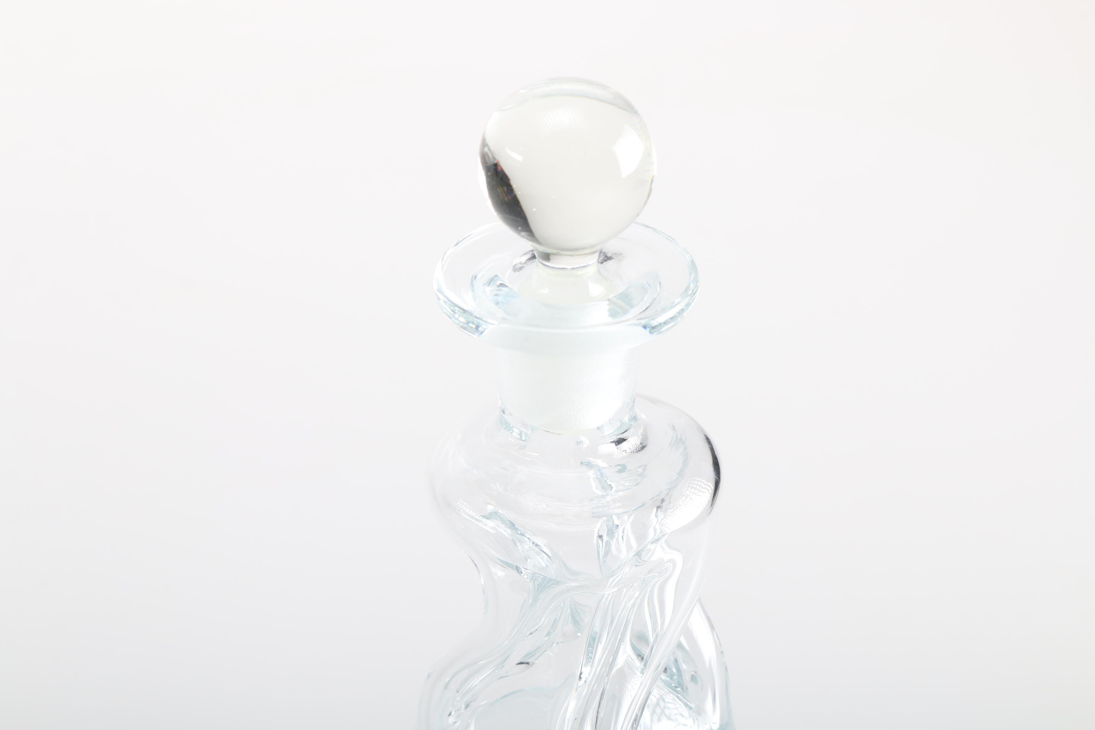 Crystal Decanter, Pitcher and Stirrers