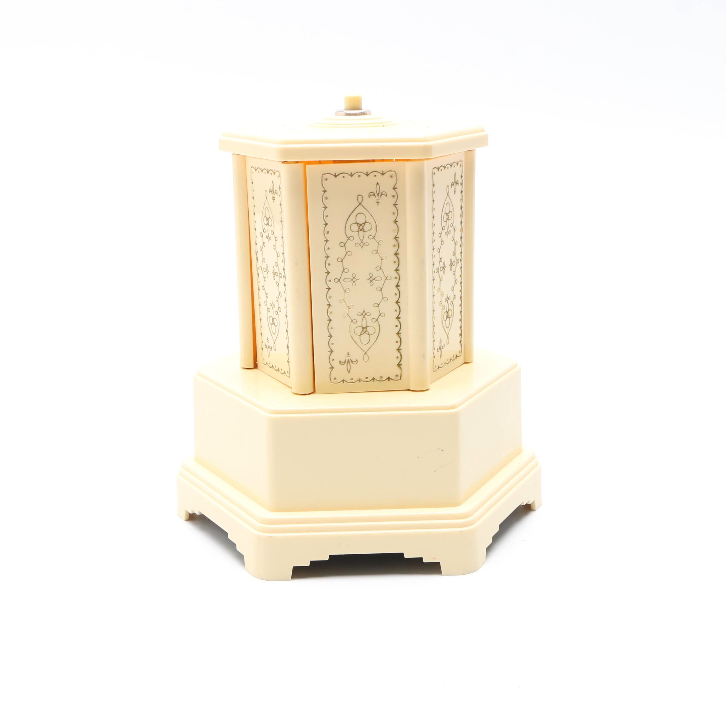 The Roundelay 1950's Cigarette Dispenser Music Box