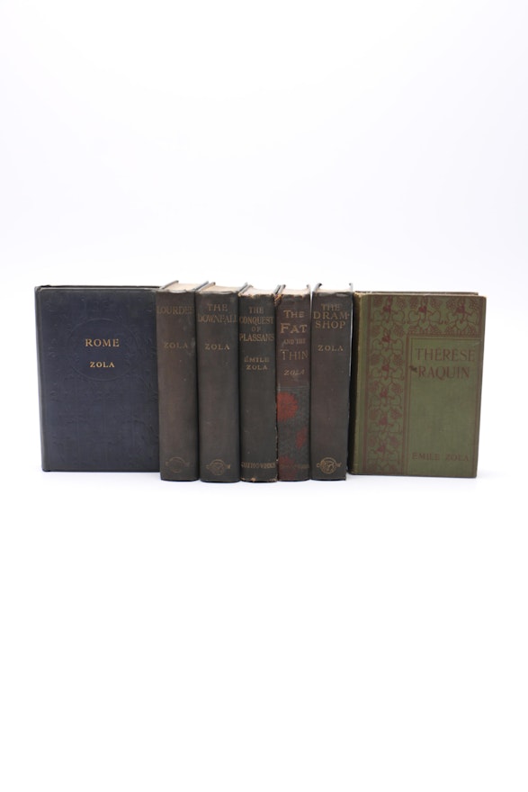 Early 1900s Emile Zola Books
