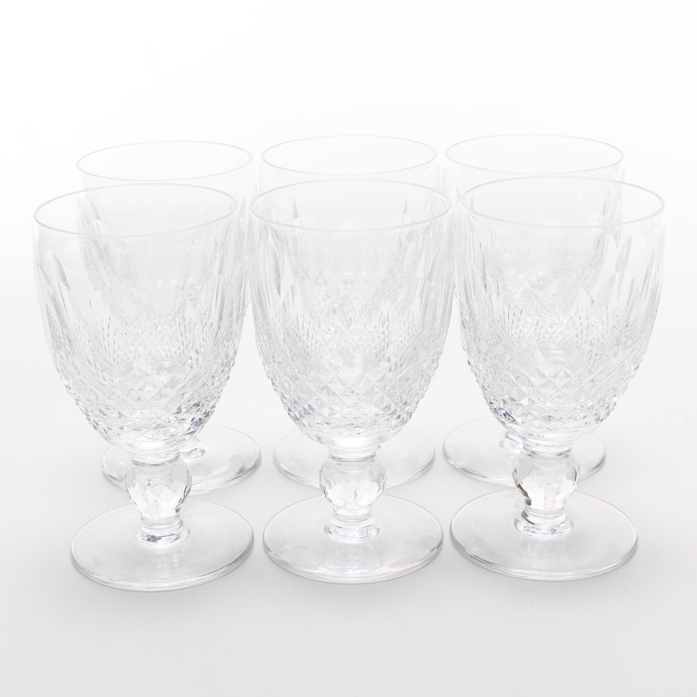 Waterford "Colleen" Claret Wine Glasses