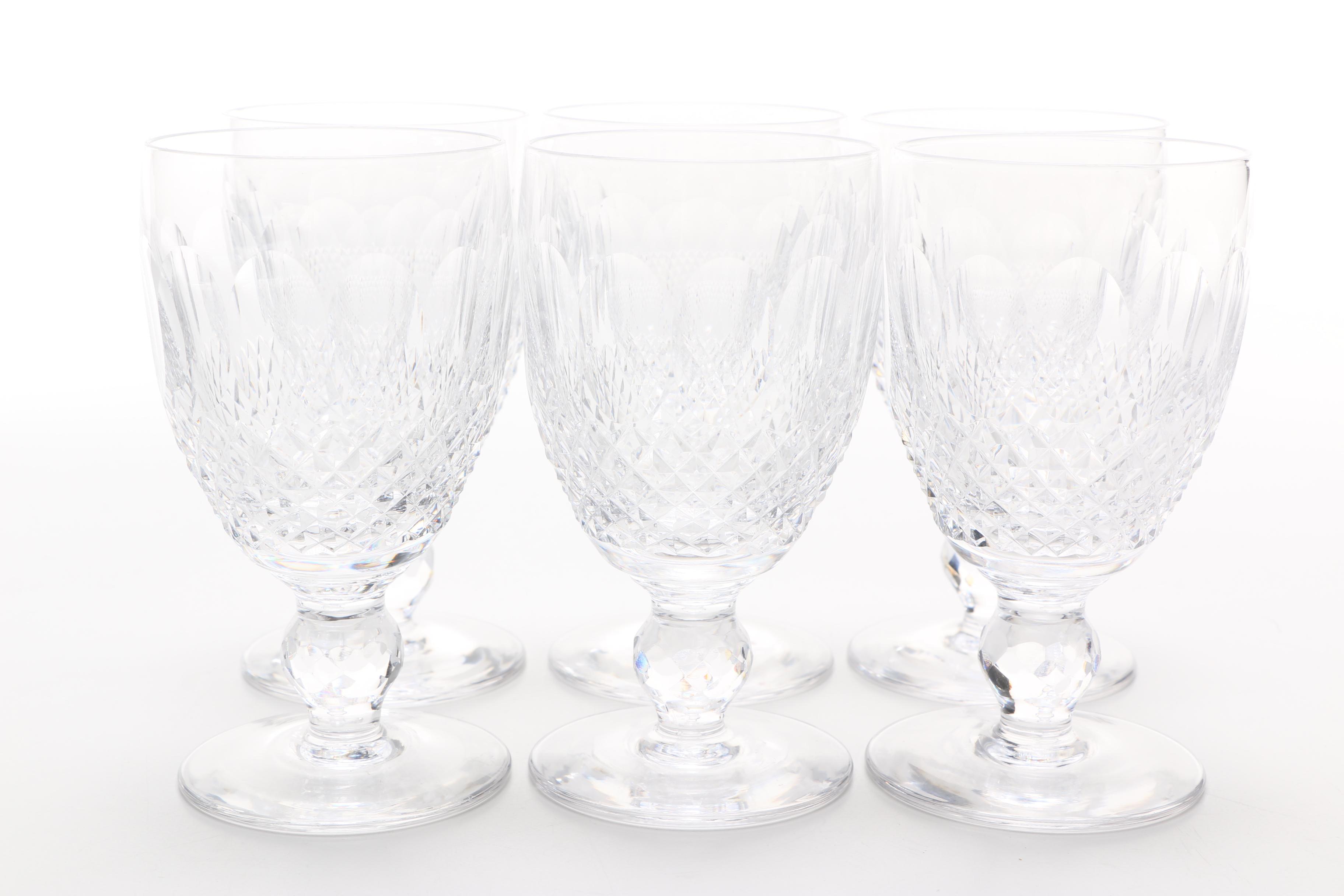 Waterford "Colleen" Claret Wine Glasses
