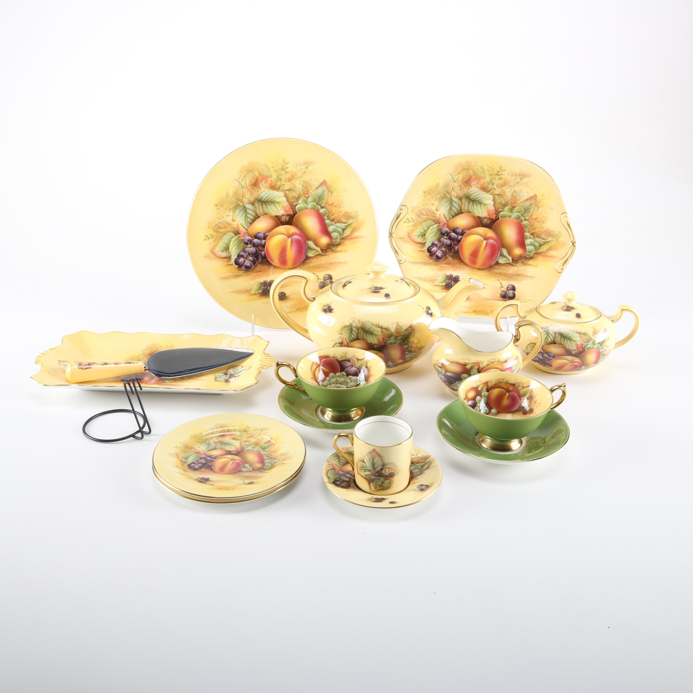 Aynsley "Orchard Gold" Tableware Set