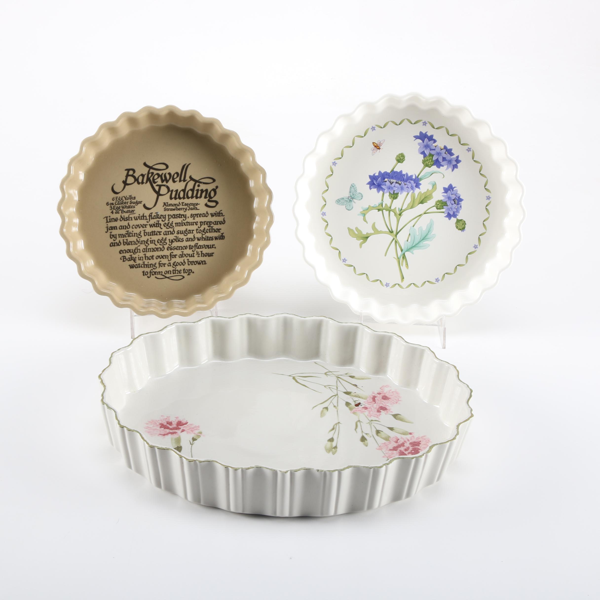 Quiche and  Tart Dishes Including Pearsons and Midwinter