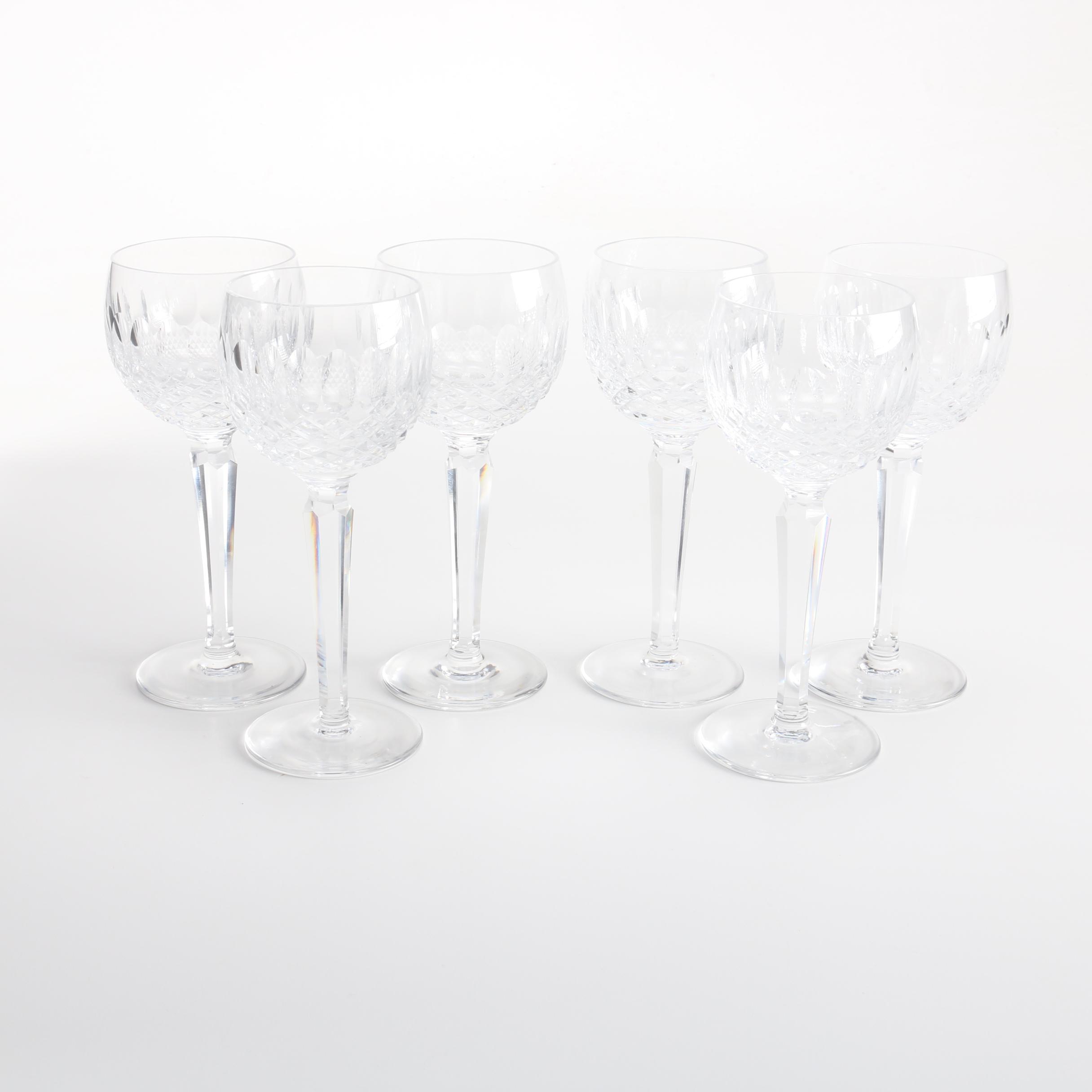 Waterford "Colleen" Crystal Wine Hock Glasses