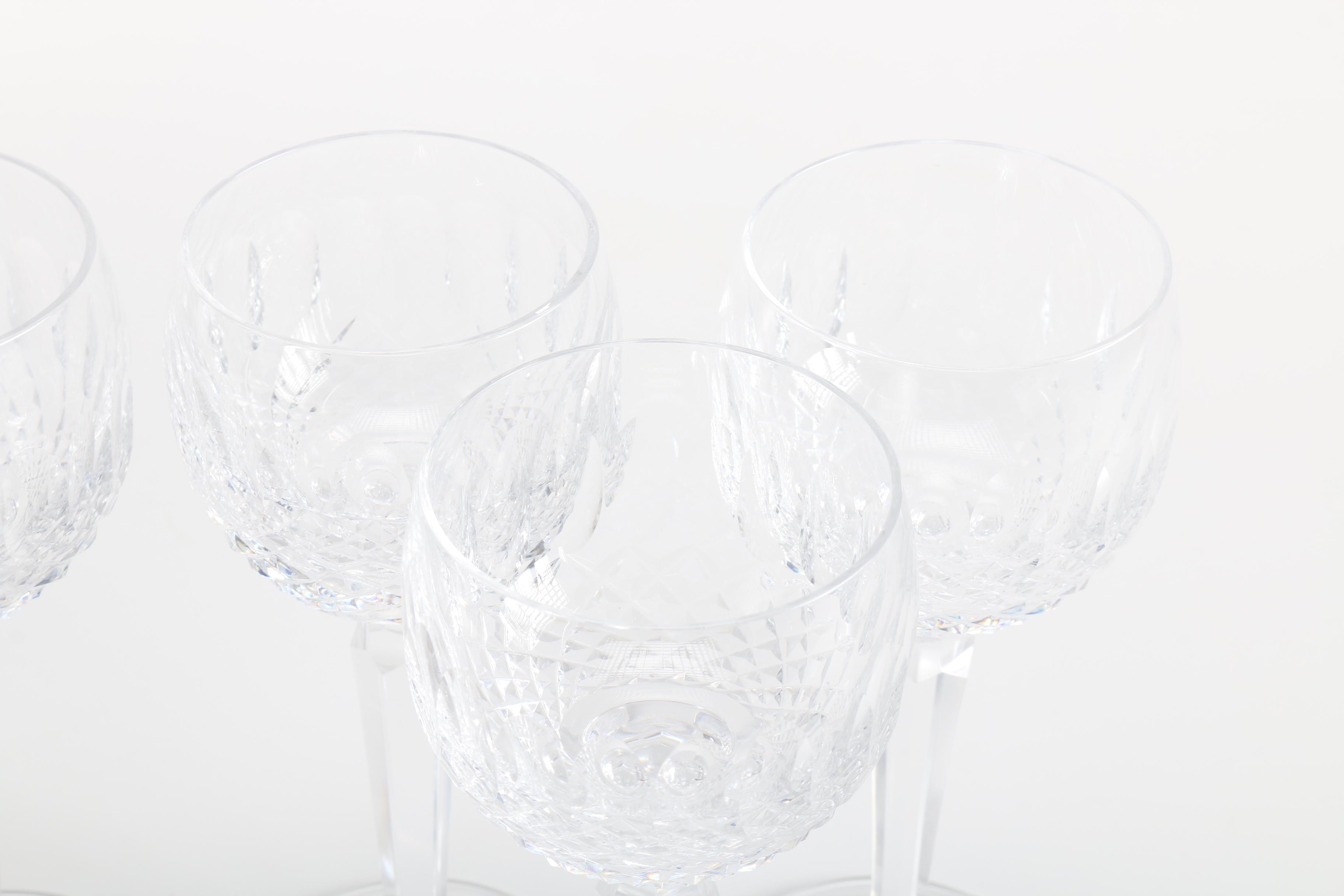 Waterford "Colleen" Crystal Wine Hock Glasses
