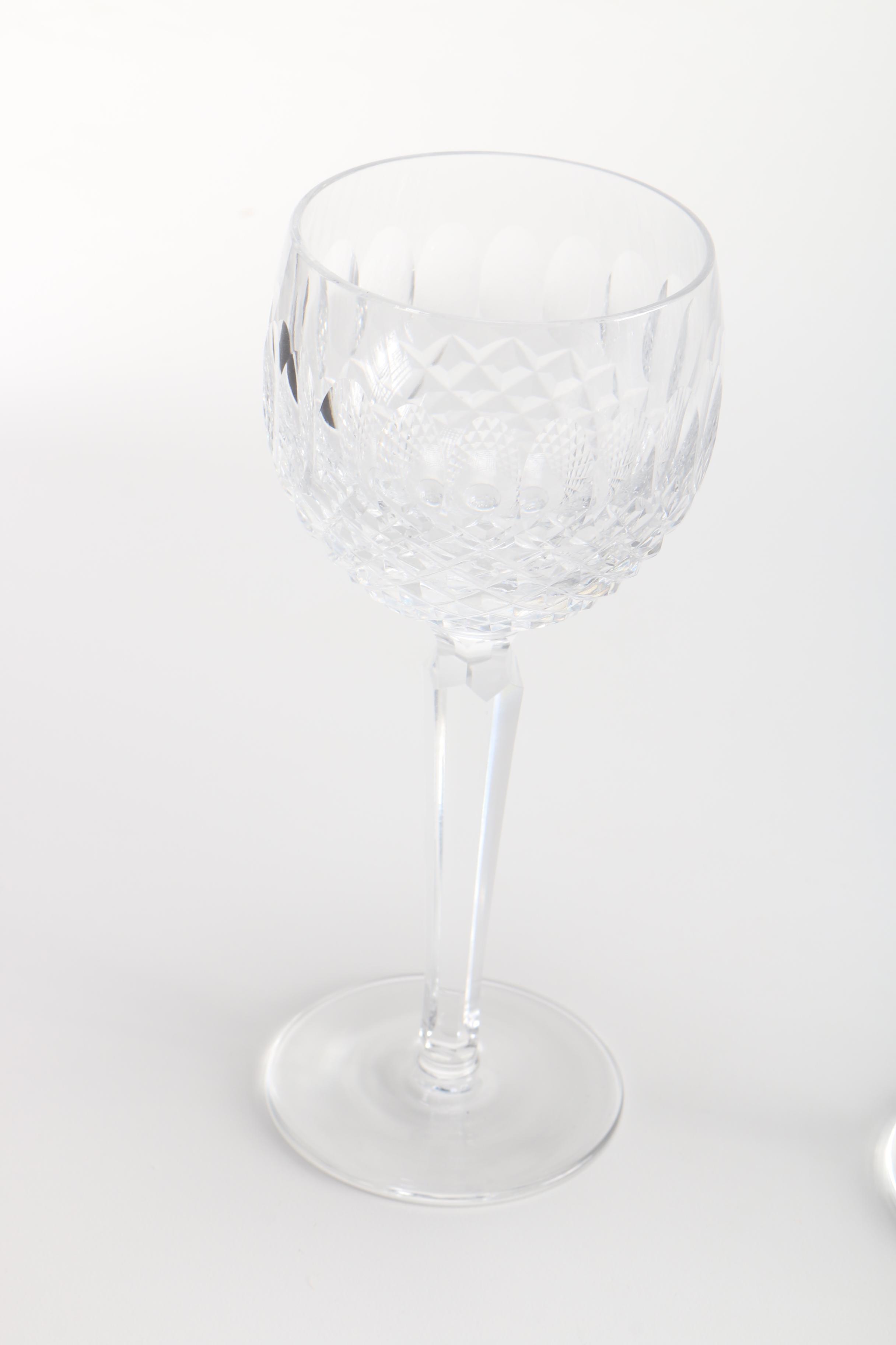 Waterford "Colleen" Crystal Wine Hock Glasses