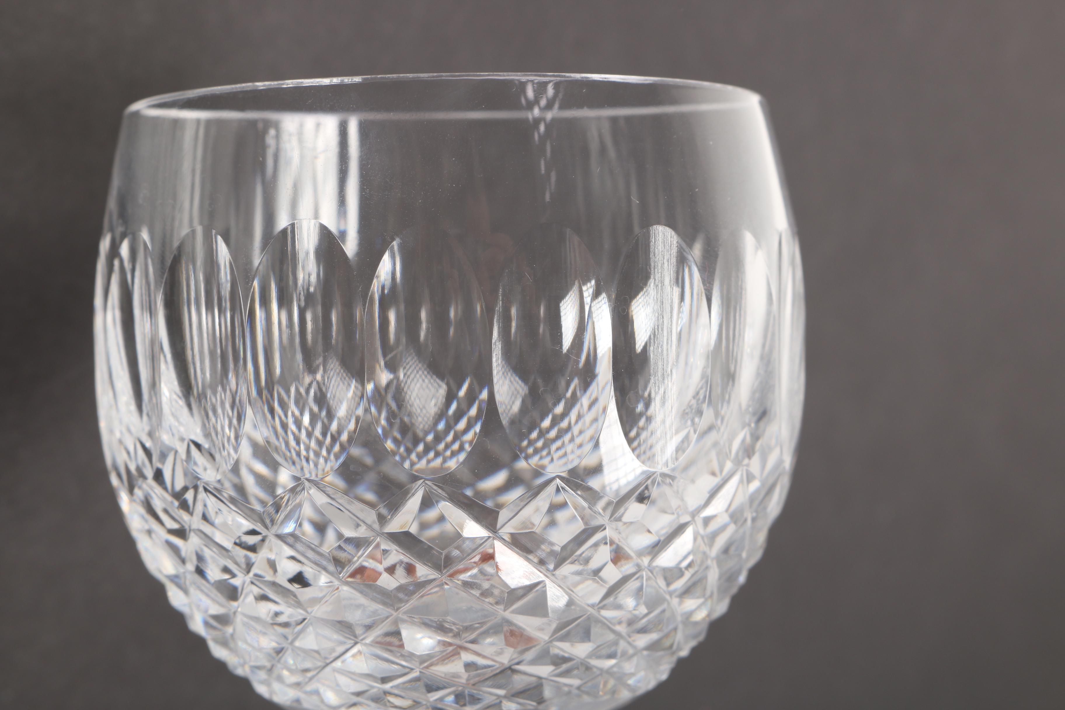Waterford "Colleen" Crystal Wine Hock Glasses