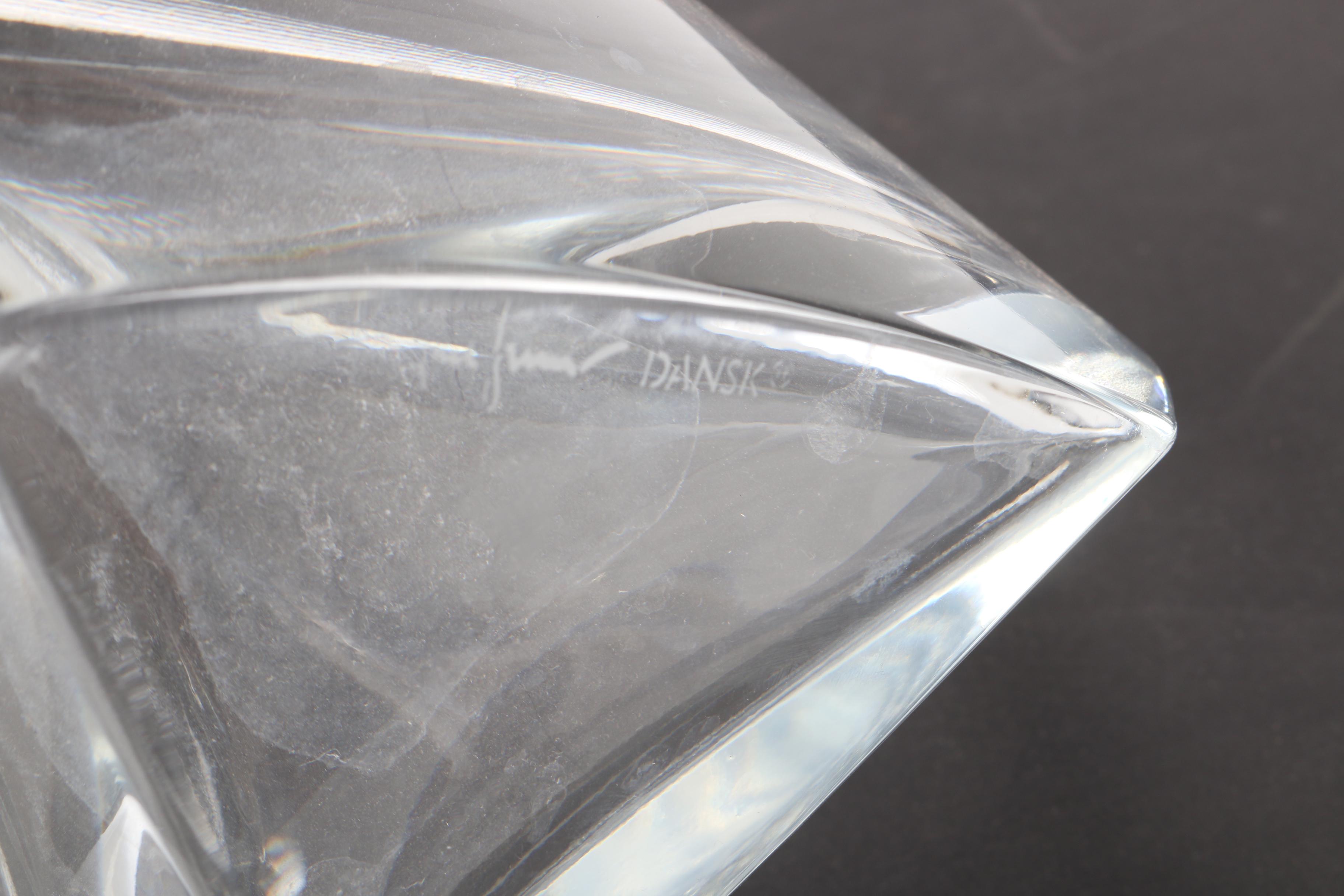 Modernist Dansk Crystal Vase