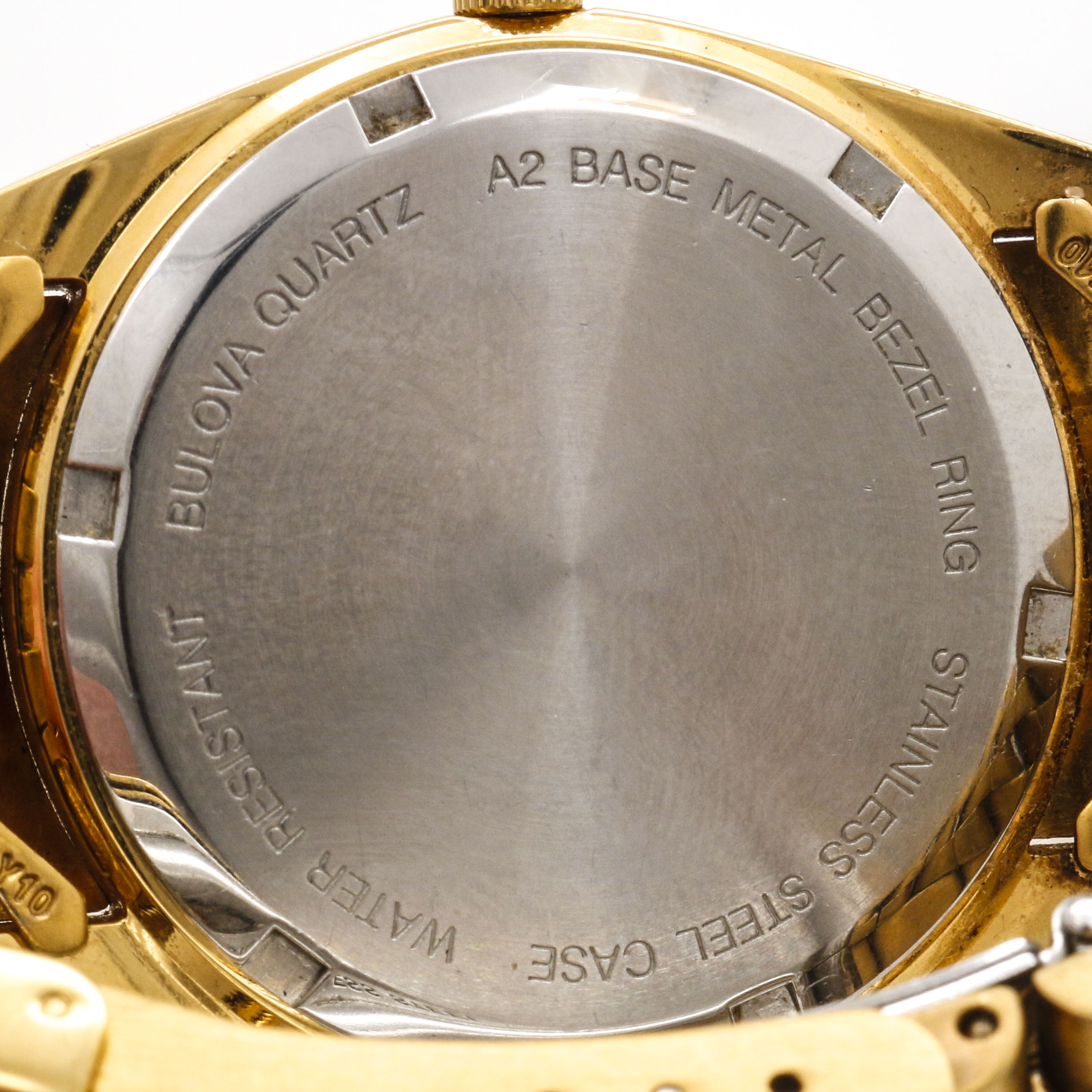 Bulova Gold Tone "Marine Star" Watch