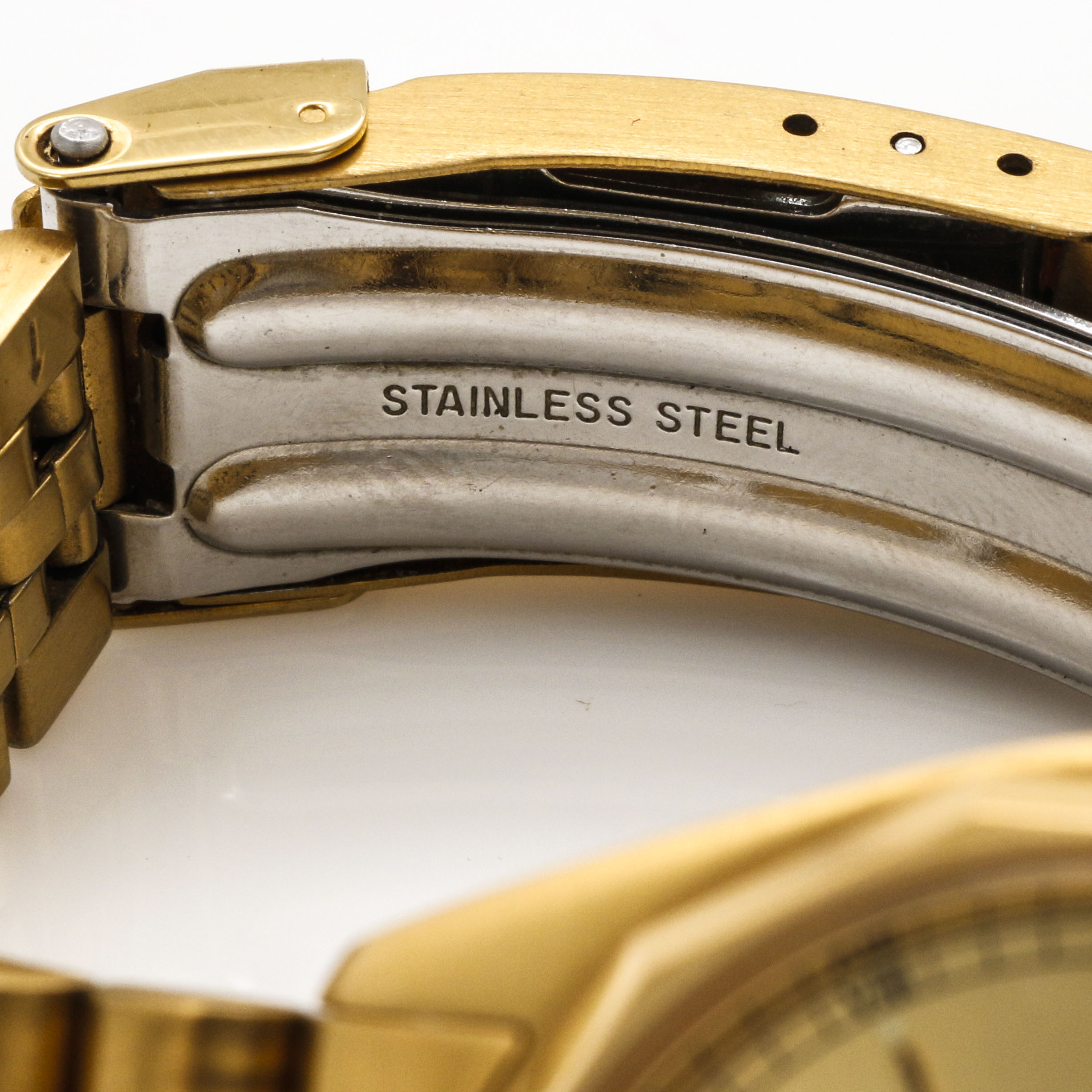 Bulova Gold Tone "Marine Star" Watch