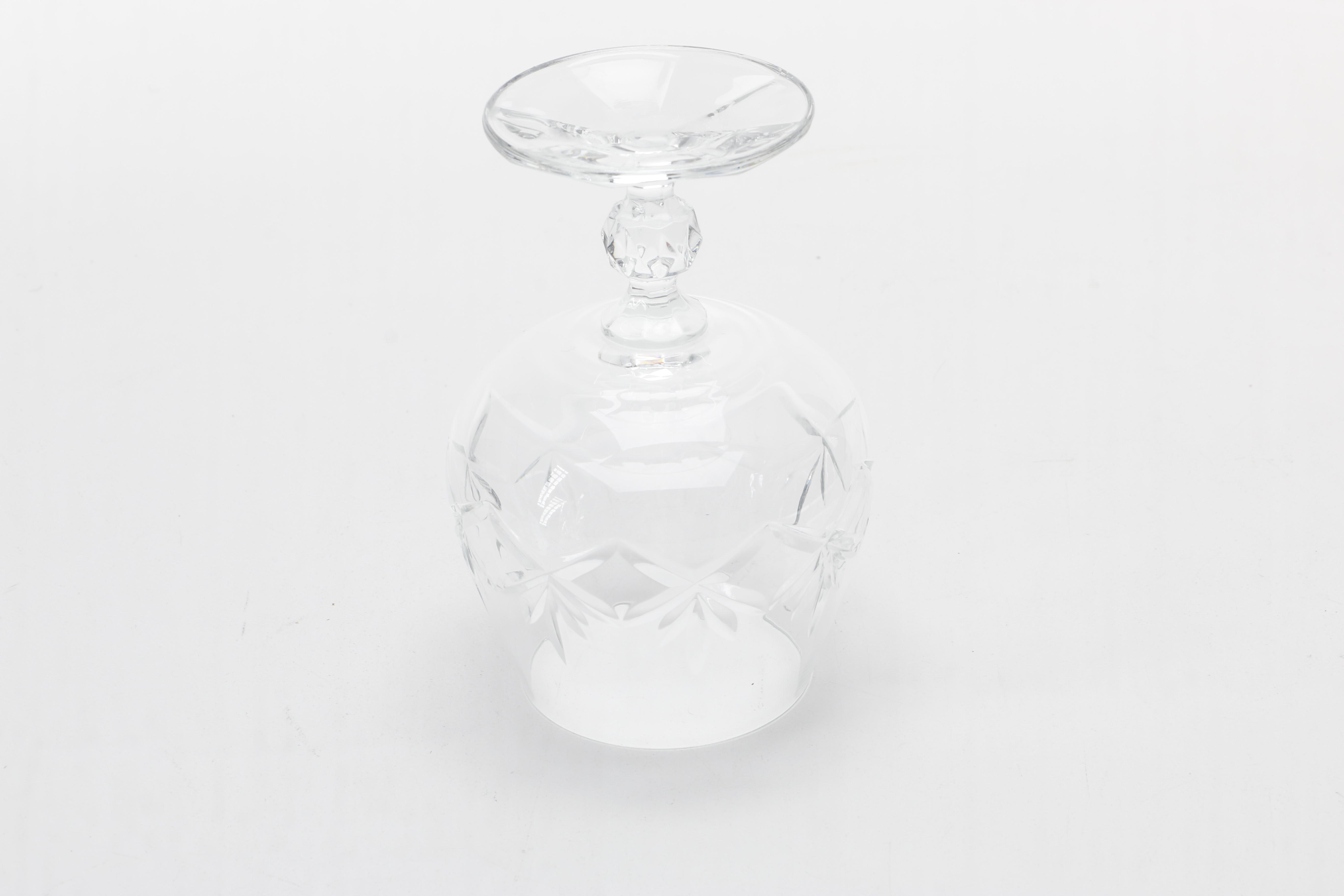 Crystal Decanter and Brandy Snifters