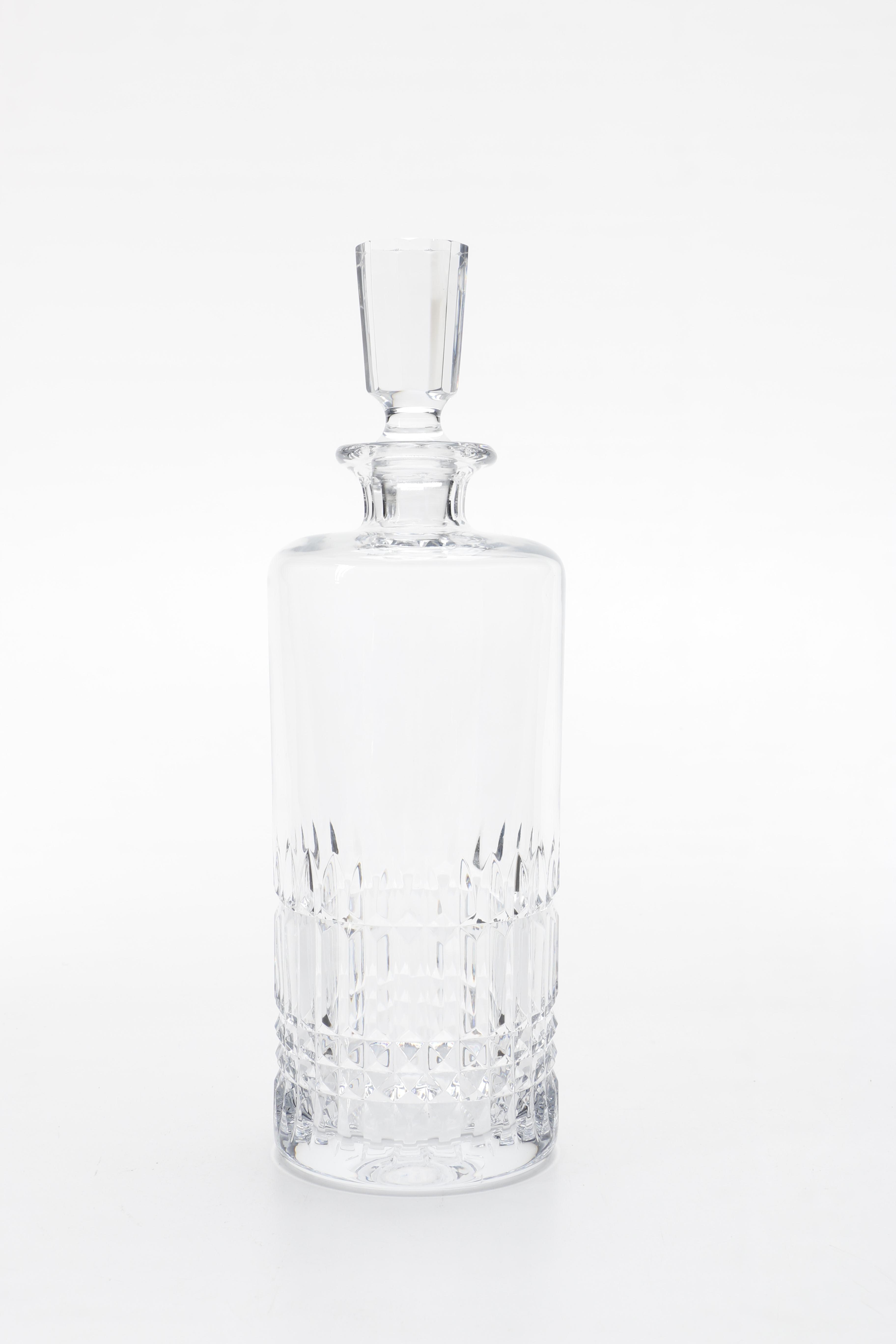 Crystal Decanter and Brandy Snifters