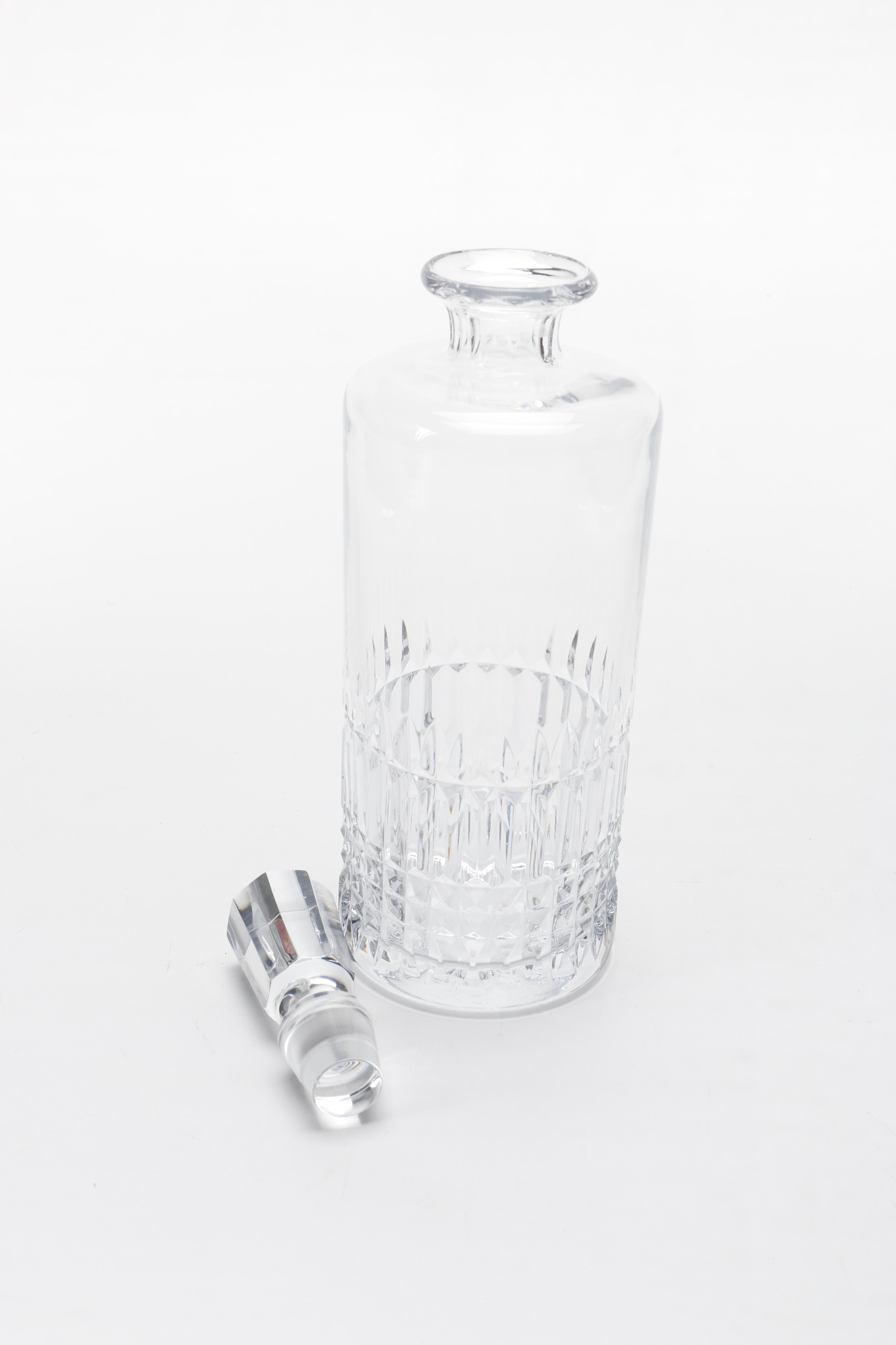 Crystal Decanter and Brandy Snifters