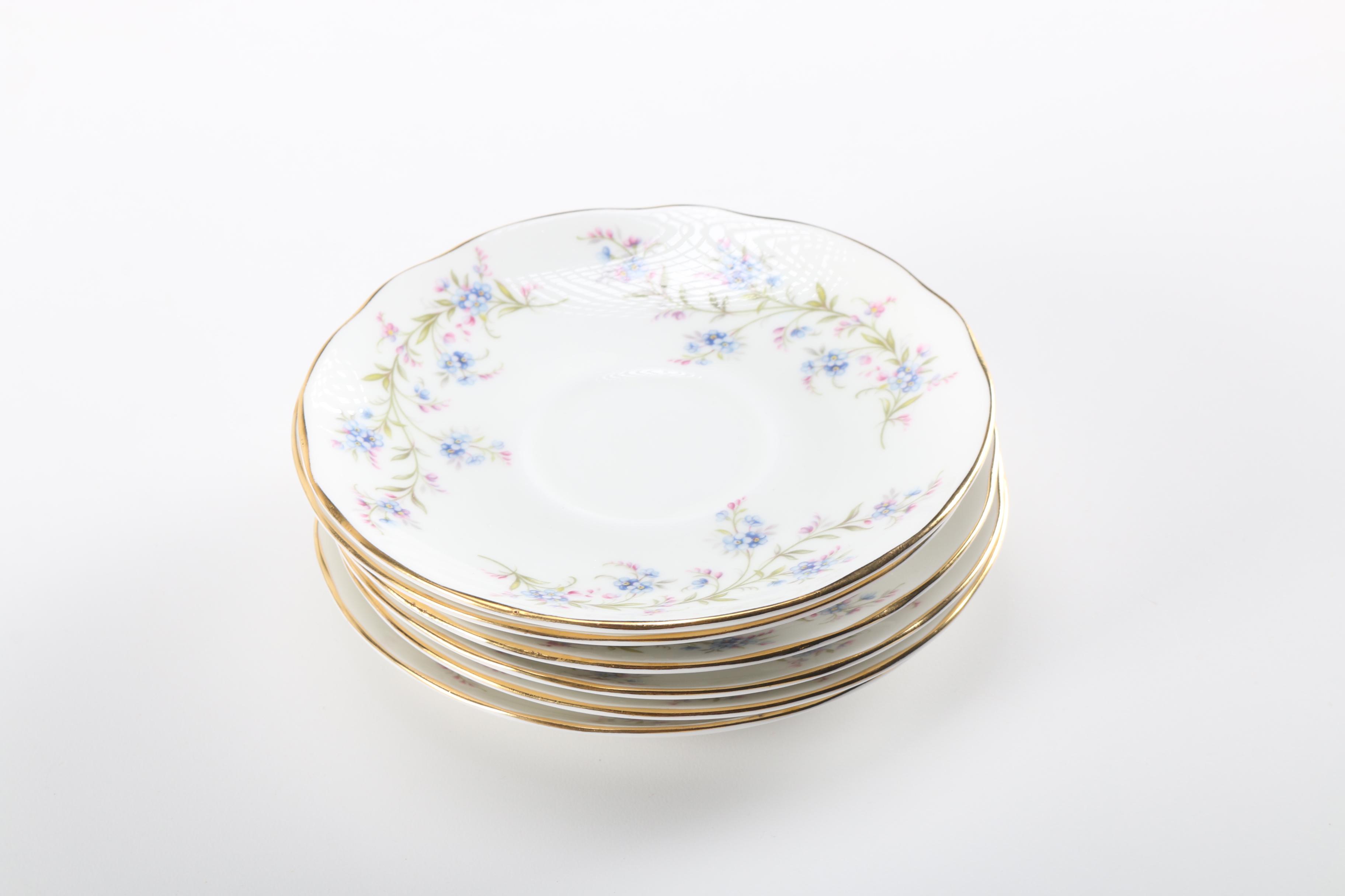 Duchess "Tranquility" China Tea Cups and Plates