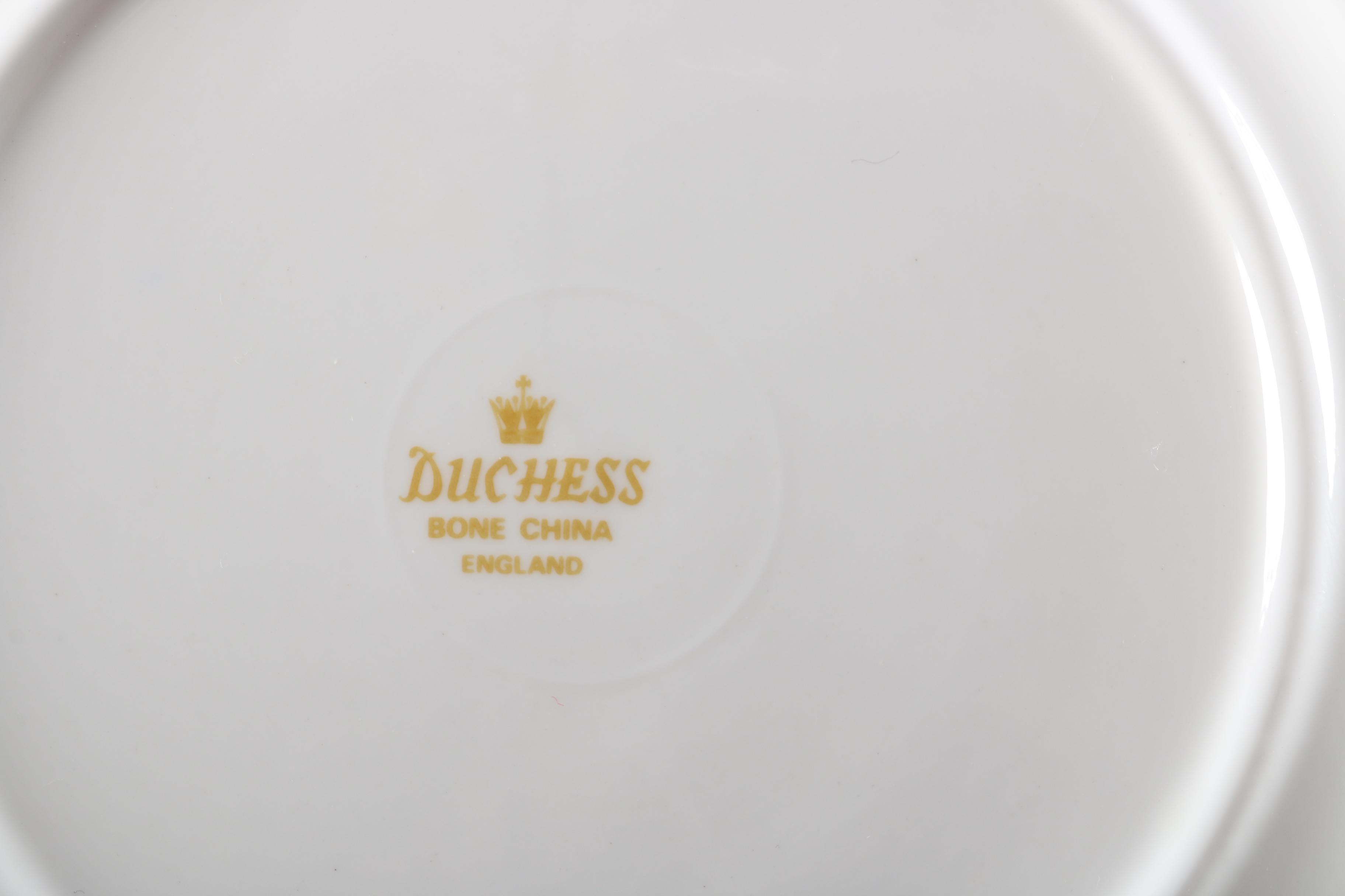 Duchess "Tranquility" China Tea Cups and Plates