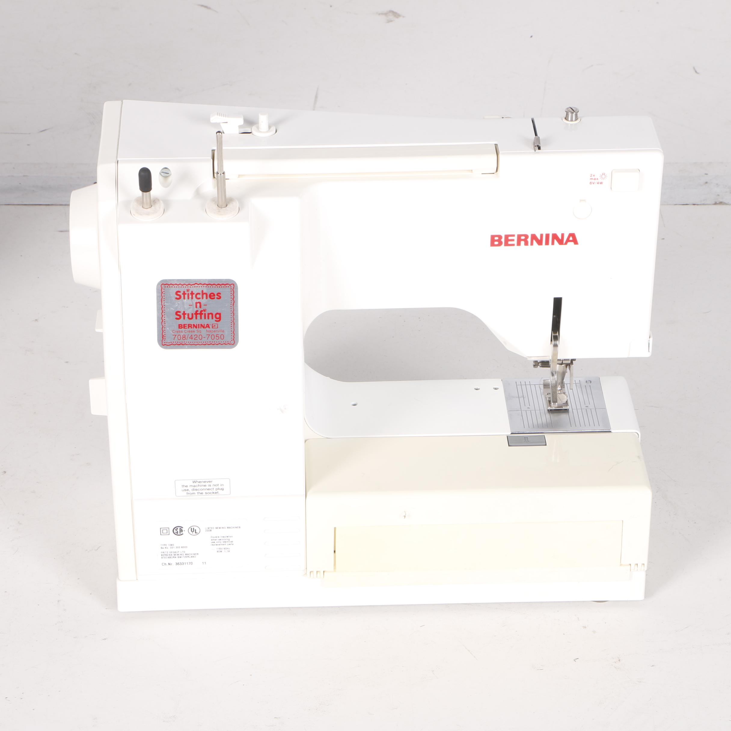 Bernina 1080 Sewing Machine and Carrying Case