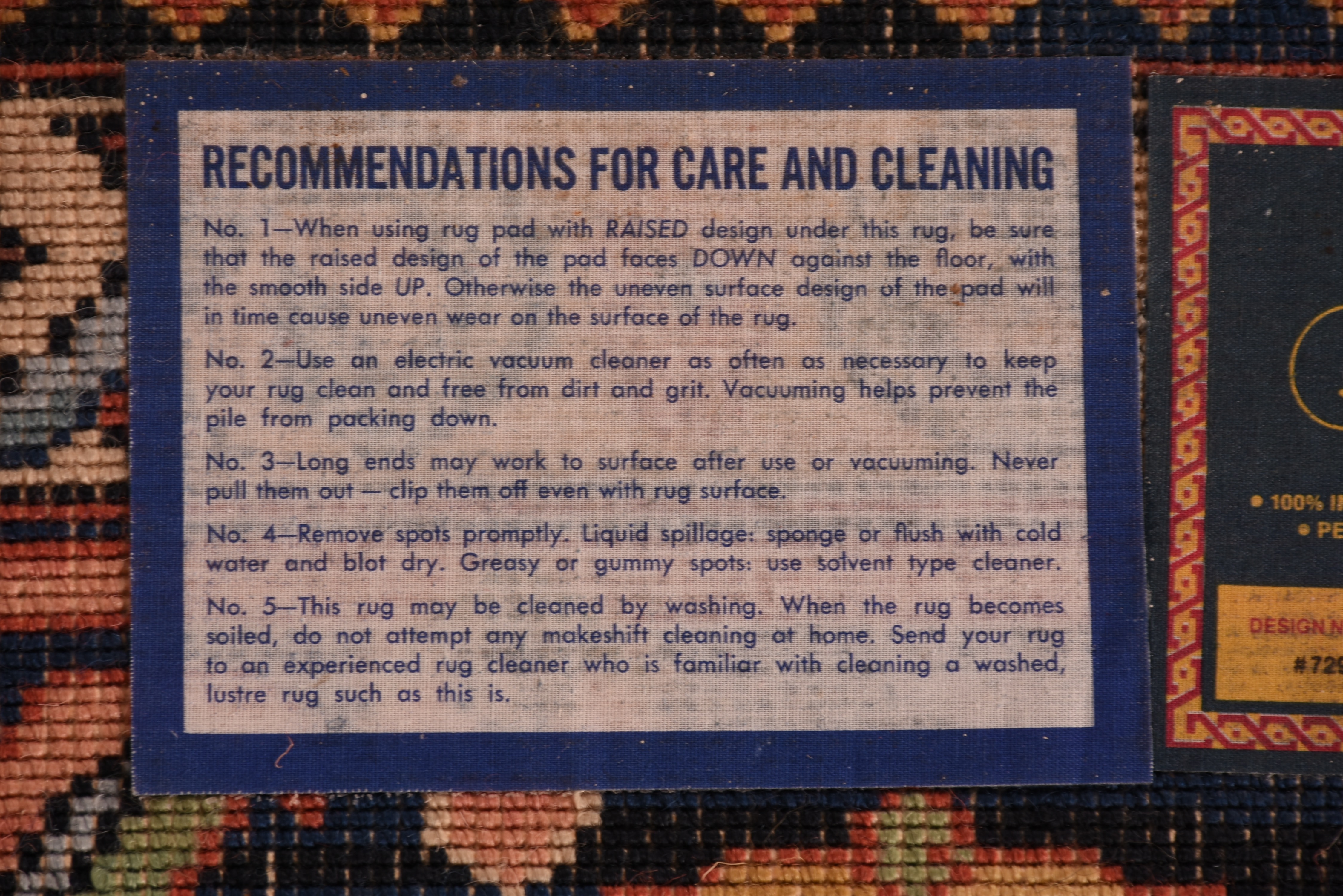 Karastan "Serapi" Wool Area Rug